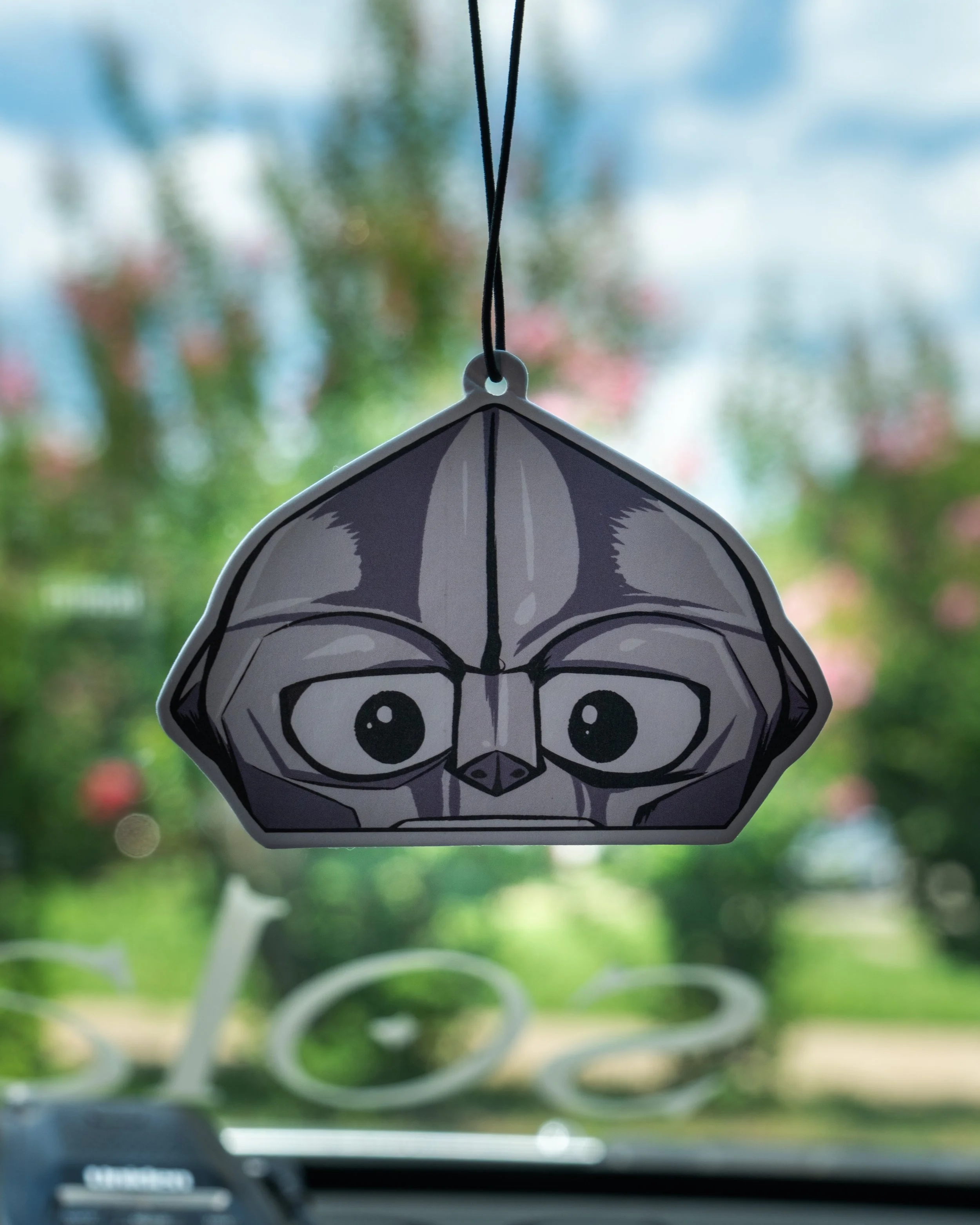 Metal Mask Penguin Cherry Air Freshener