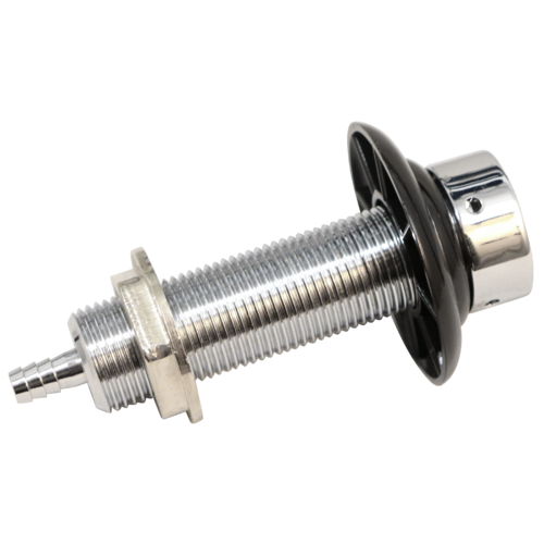 Shank, Straight - For Walls and Doors (Stainless Steel)