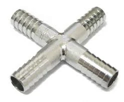 Stainless 4-Way Cross - 3/8"