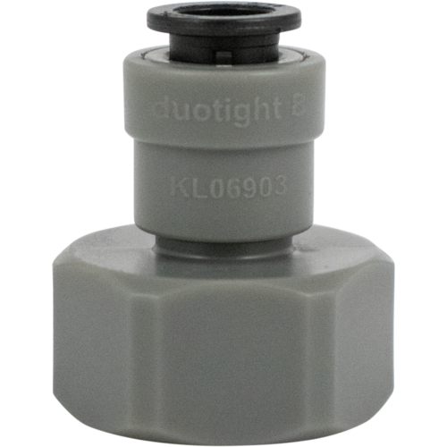 Duotight Push-In Fitting 8 mm (5/16 in.) to Female Beer Thread (5/8" BSP)