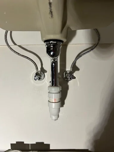 Sink drain and supply lines