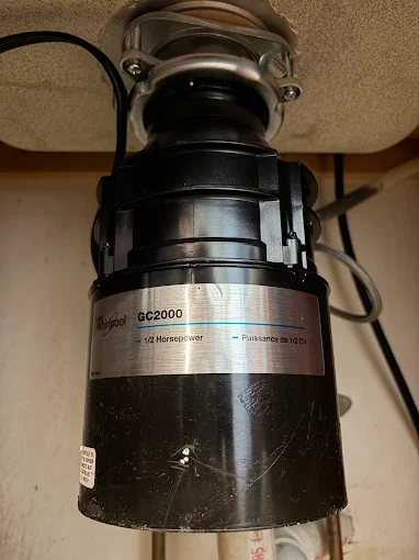 Garbage disposal under sink