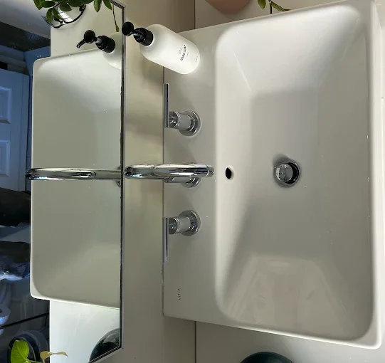 Sink and faucet