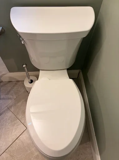 White toilet