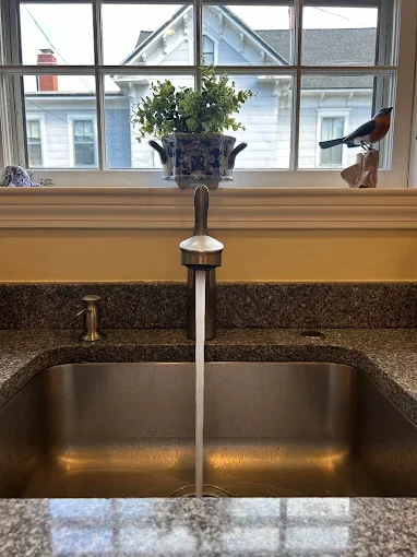 Kitchen sink and faucet