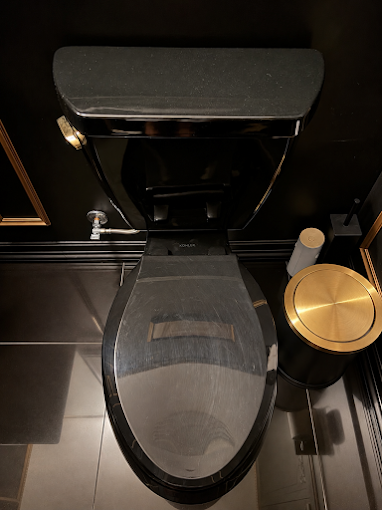 Toilet and bathroom fixtures