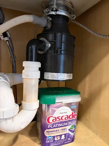 Under-sink disposal and drain
