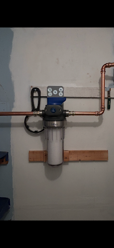 Water filter and piping