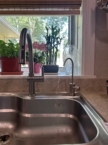 Kitchen sink and faucet