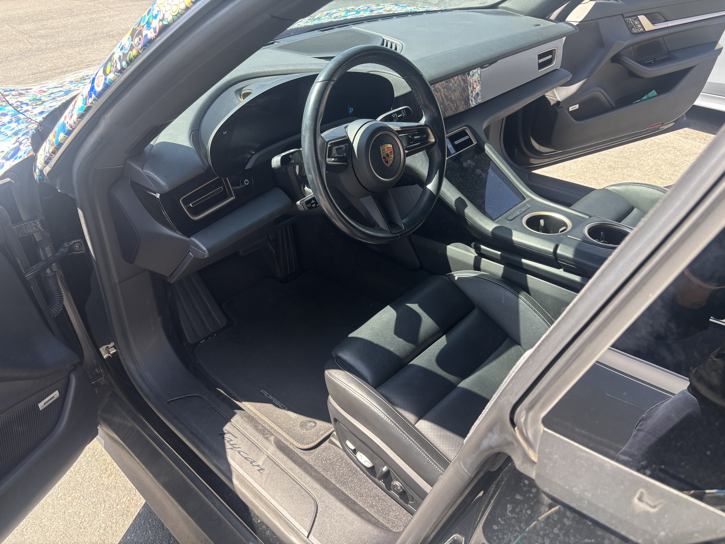 Porsche Taycan Interior Cleaning