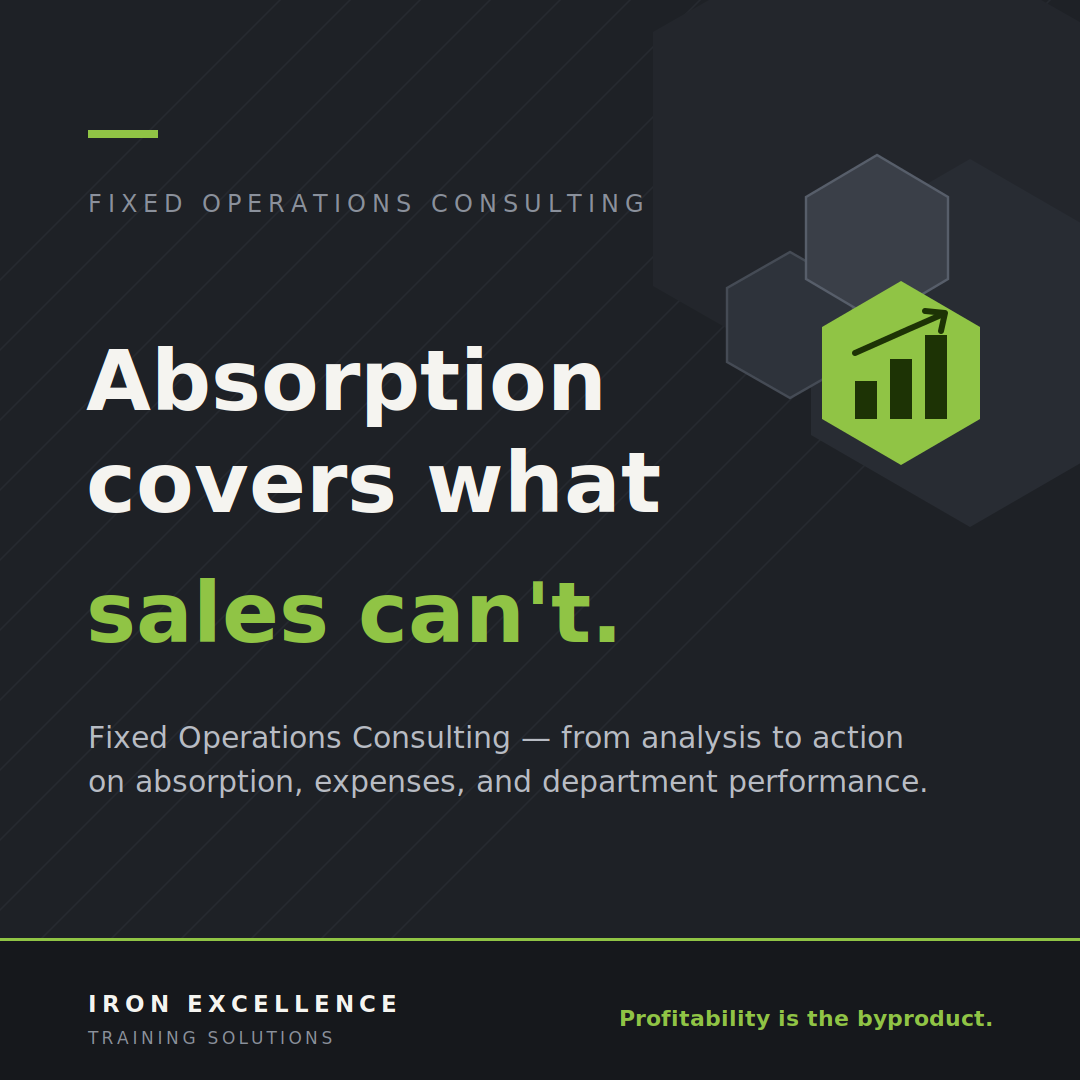 Fixed Operations Consultation