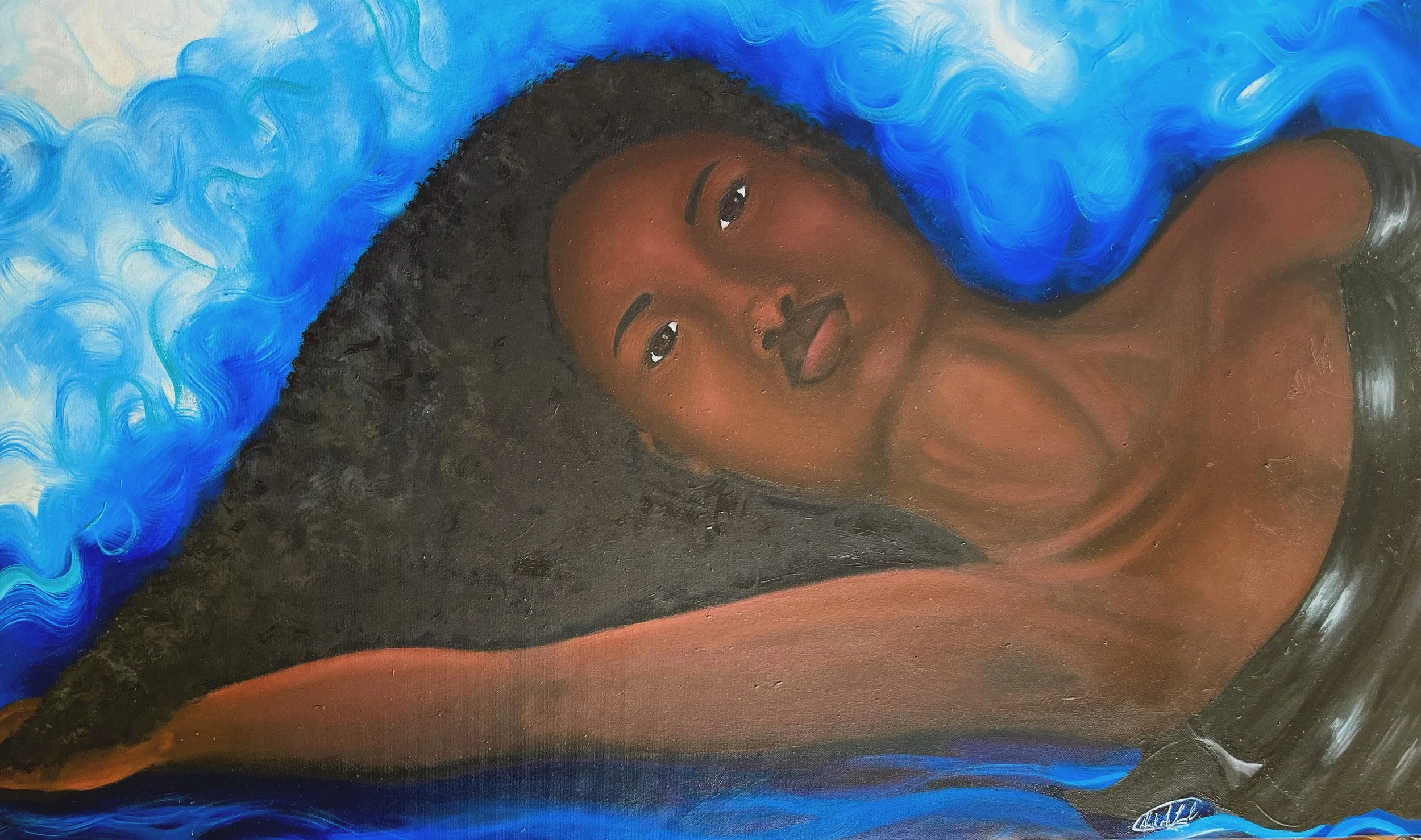 "Longing for an Escape"
Oil Painting on Canvas
24x40"
2024