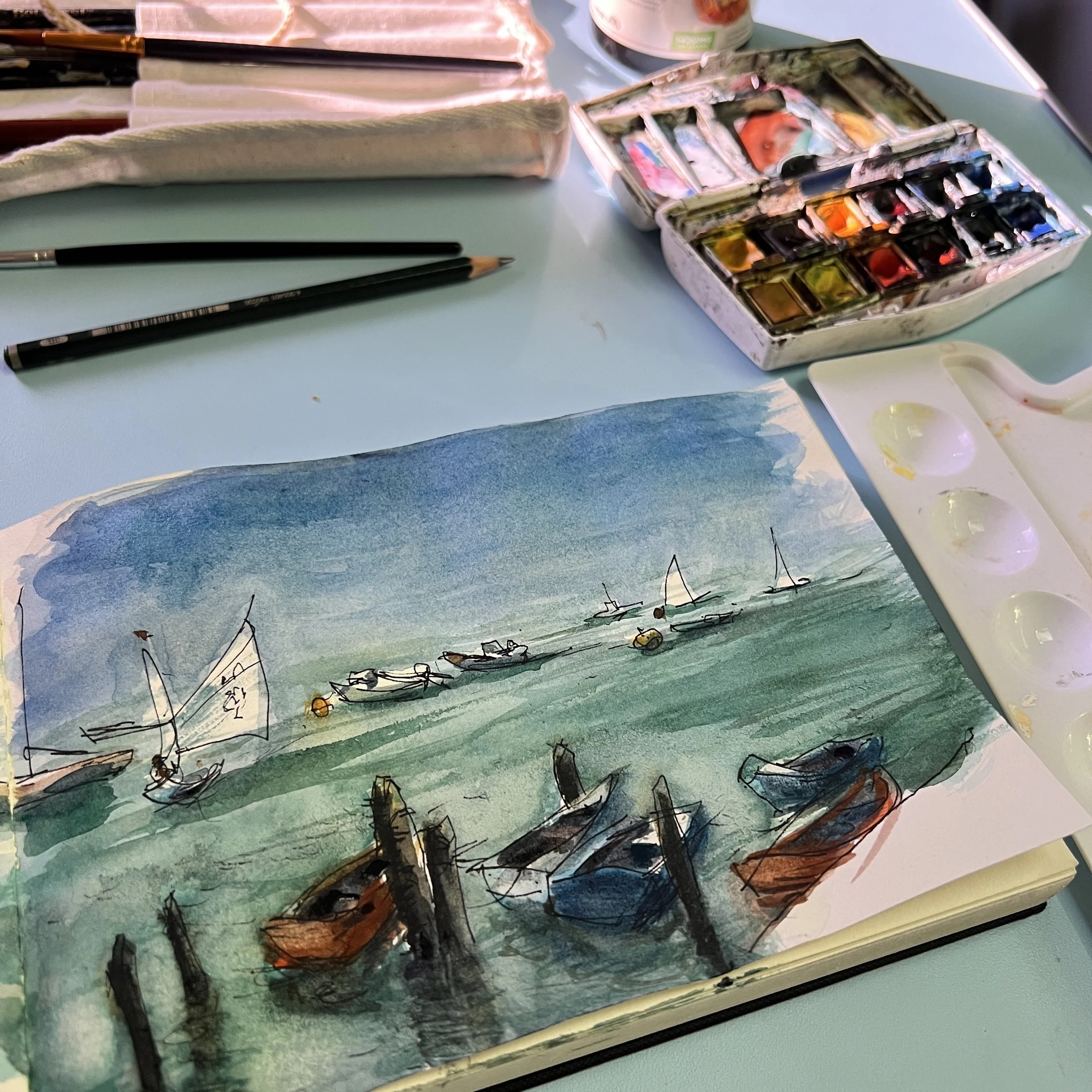 Sketchbook Pen and Wash