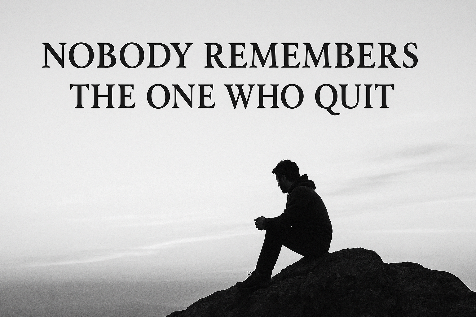 Nobody Remembers the One Who Quit