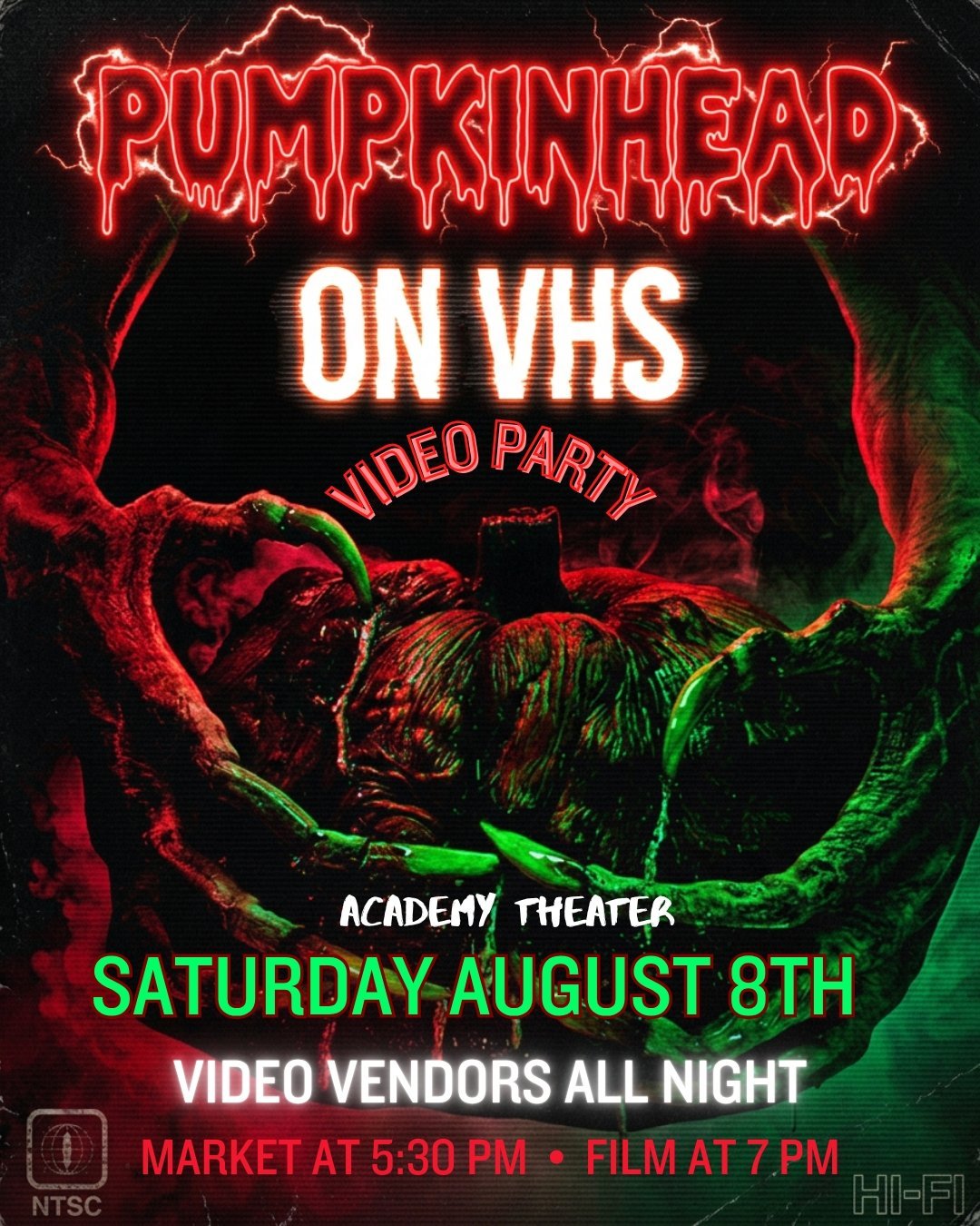PUMPKINHEAD ON VHS