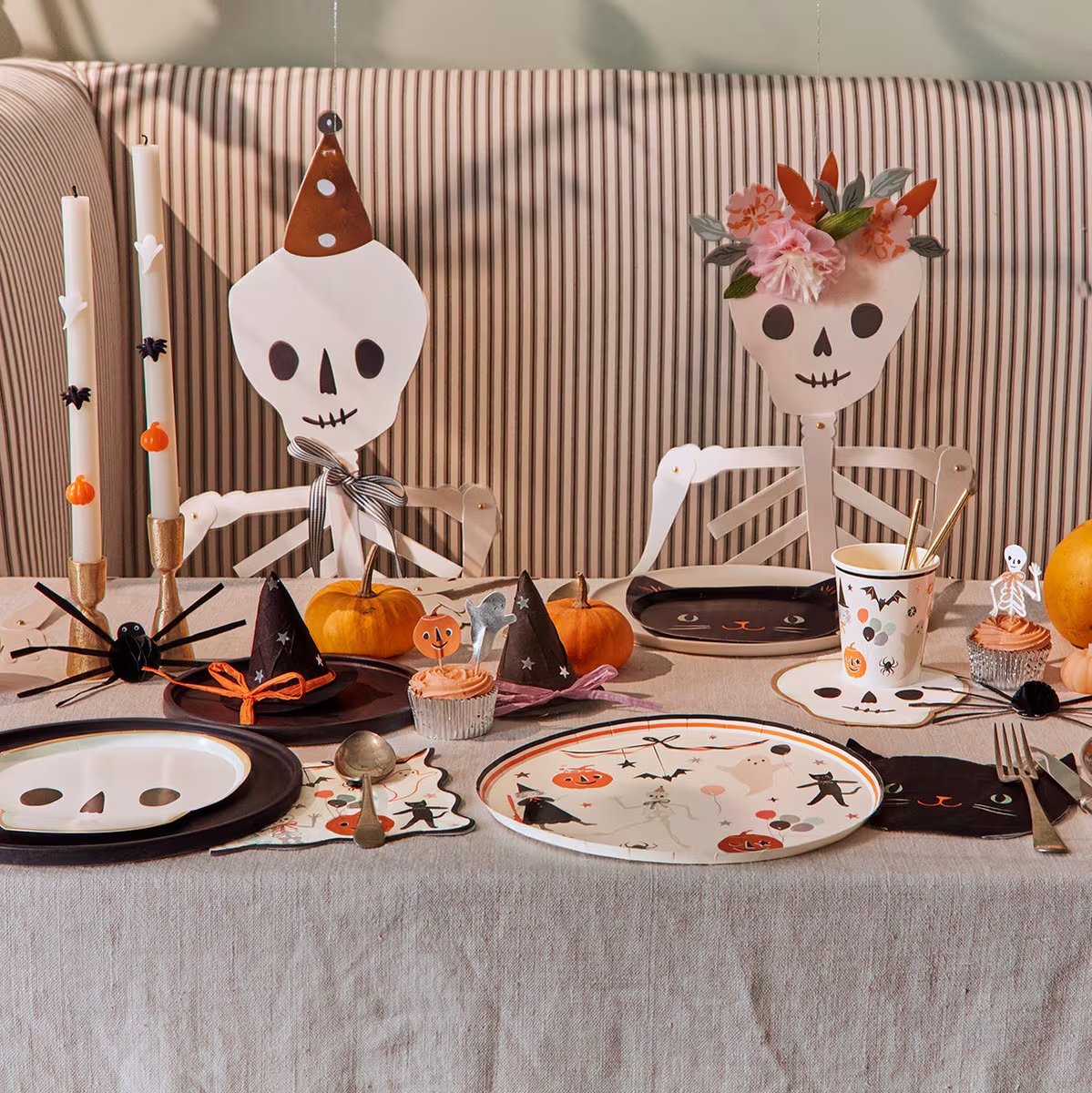 Elegant Halloween Dinner Plates