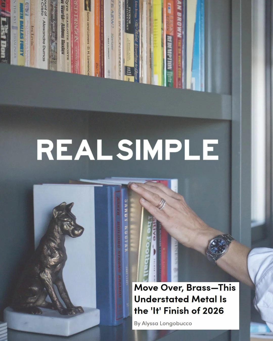 Our insight on the finishes set to define what&rsquo;s next for design in 2026.  From warmth and depth to enduring elegance, this is the why behind what&rsquo;s rising.⁠ ⁠
⁠
Thank you @real_simple and and @alyssalongobucco for the opportunity to shar
