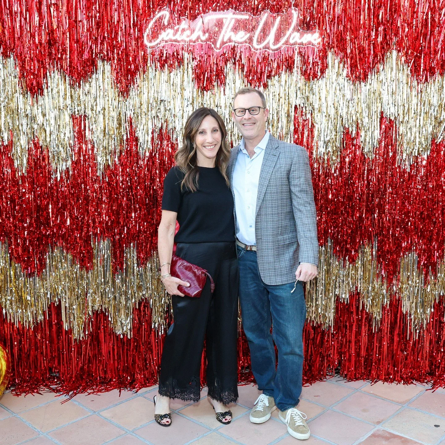 An amazing event with my favorite person to support PVHS last weekend. #catchthewave❤️🖤