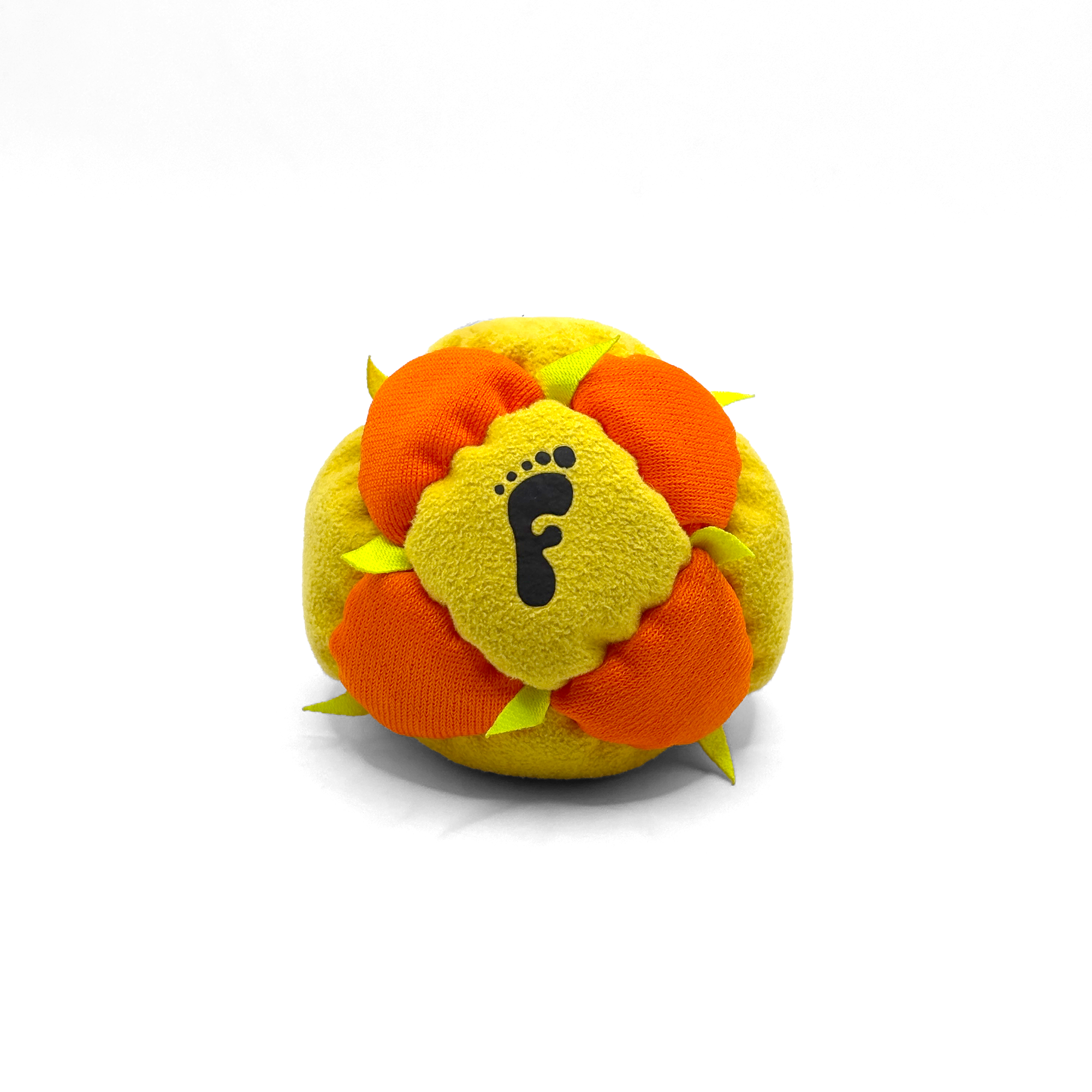 14 Panel Spike Hybrid - Yellow, Orange and Neon Pro Foot Clan Footbag