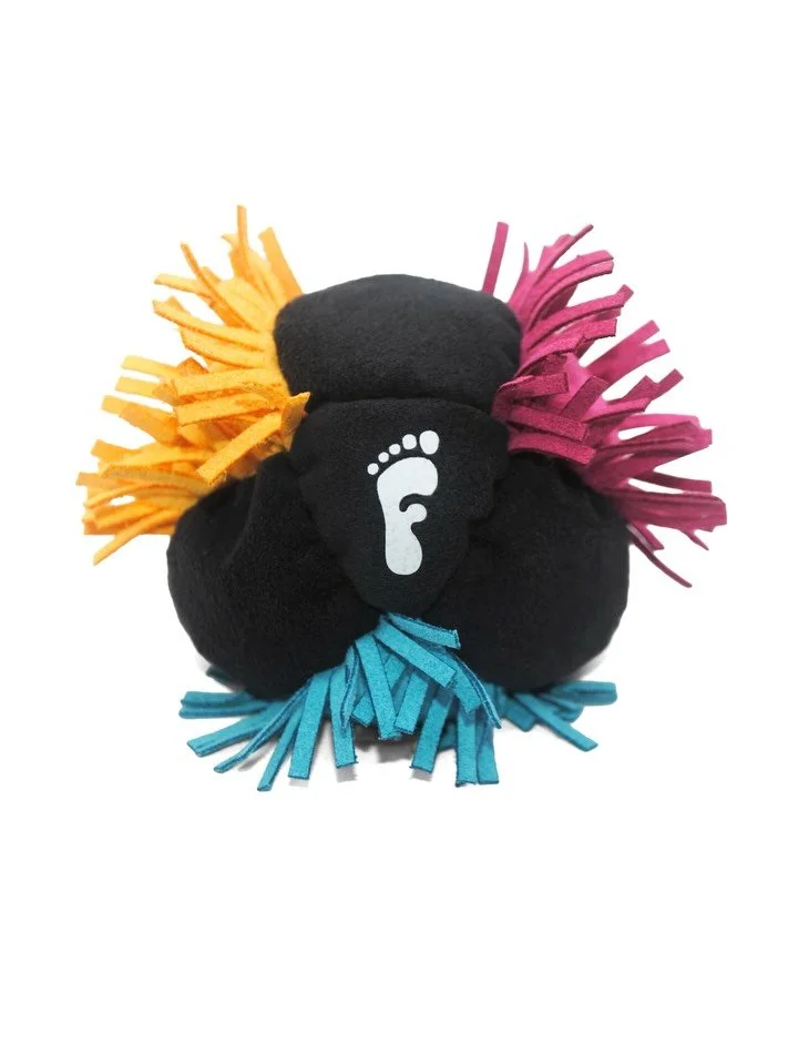 Not for sale: Check out this crazy 14 panel pi&ntilde;ata party bag I recently stitched. It actually still plays super well and looks awesome in the air!