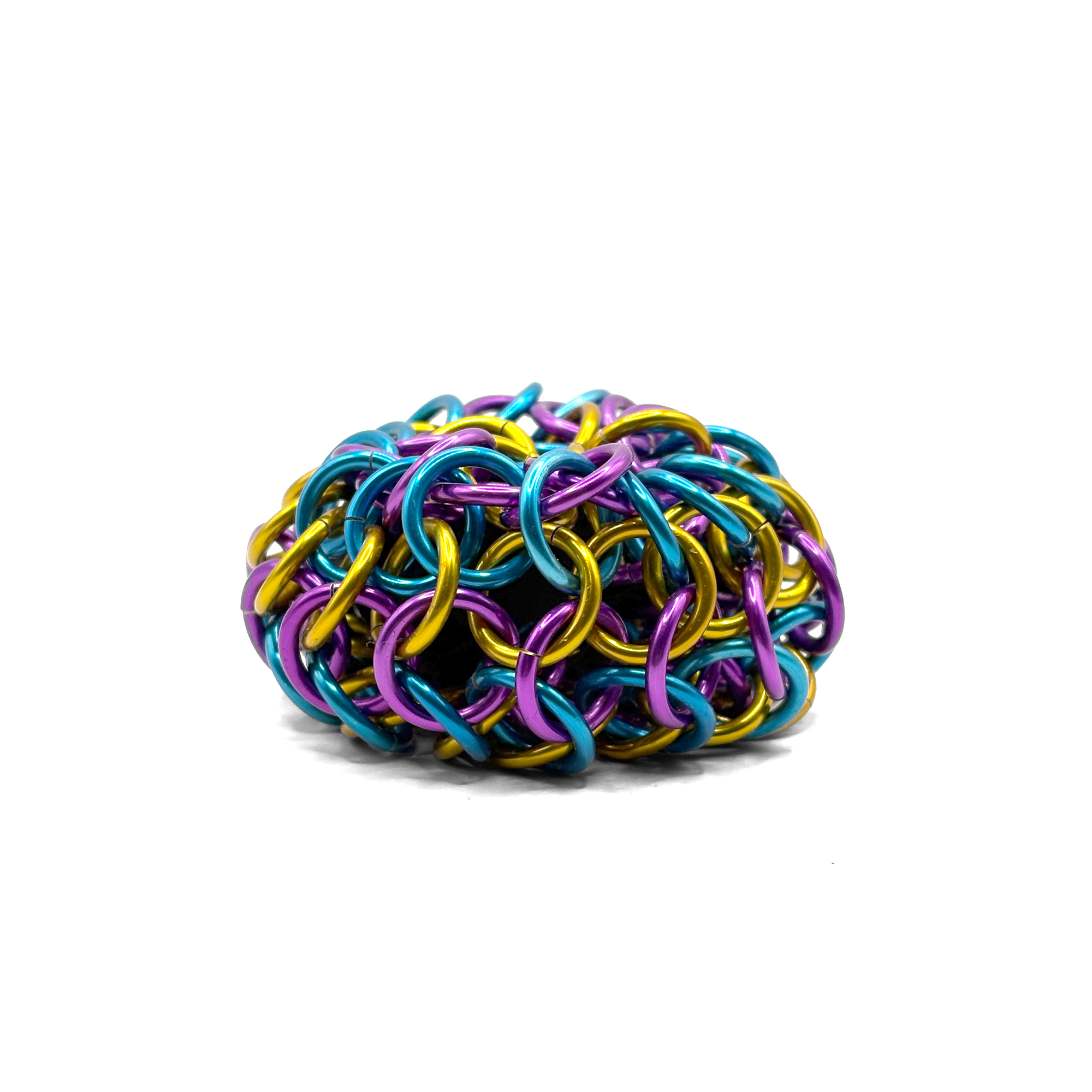 Chainbagz Footbag - Blue, Gold and Purple