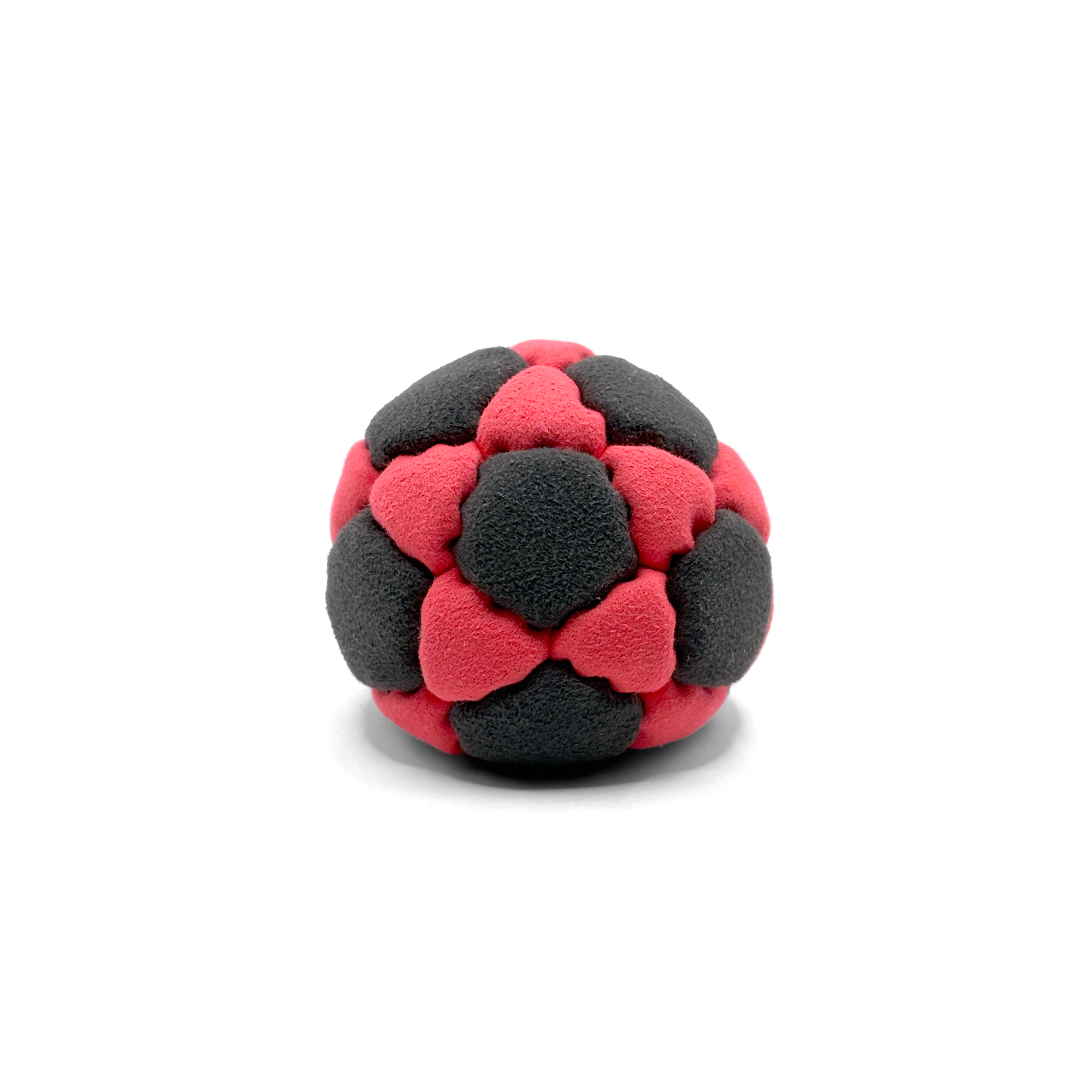 32 Panel Freestyle - Punchy Pink and Dark Charcoal Pro Macrobags Footbag
