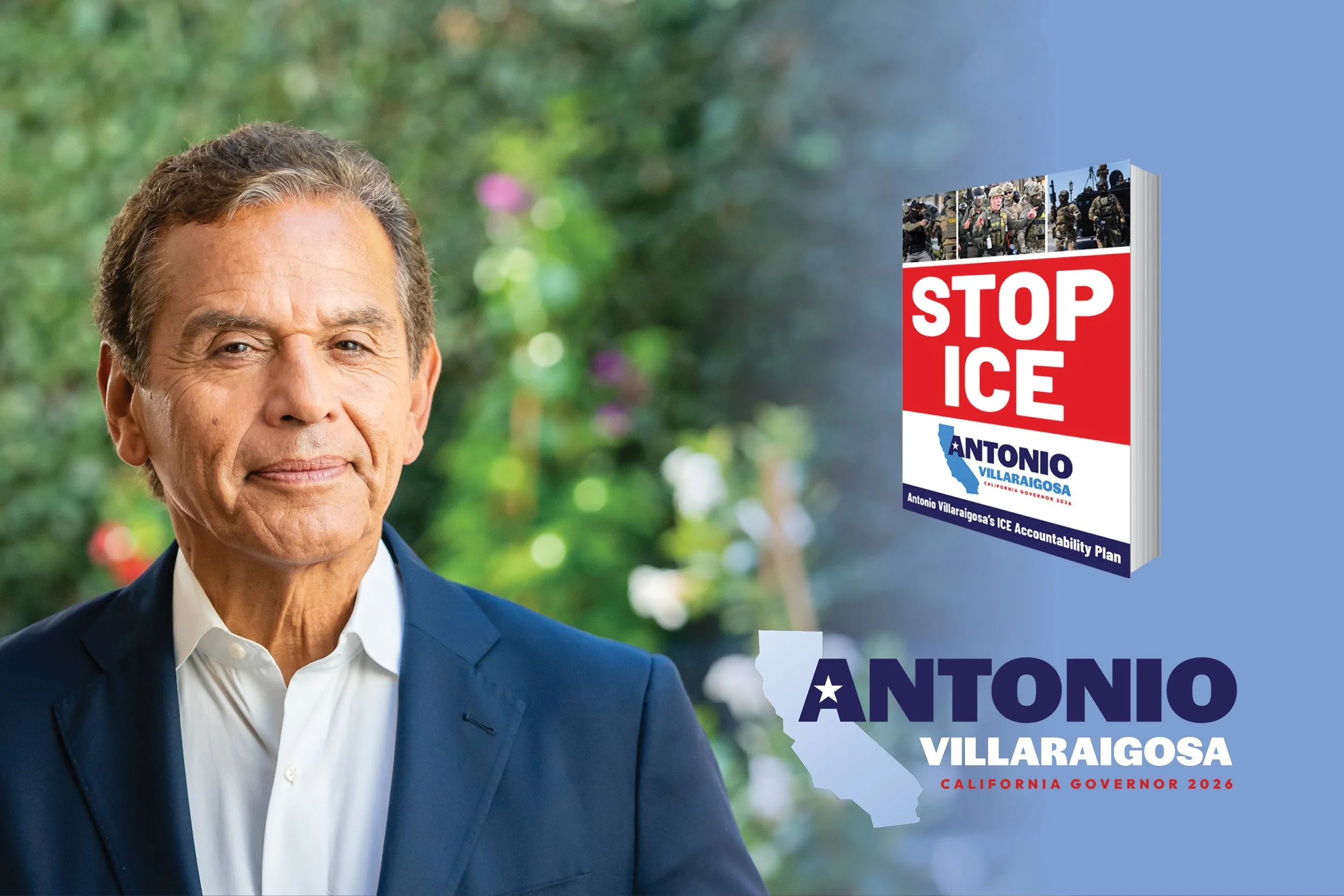 VILLARAIGOSA RELEASES NEW TV AD “NO MORE” &amp; “ICE ACCOUNTABILITY PLAN”&nbsp;