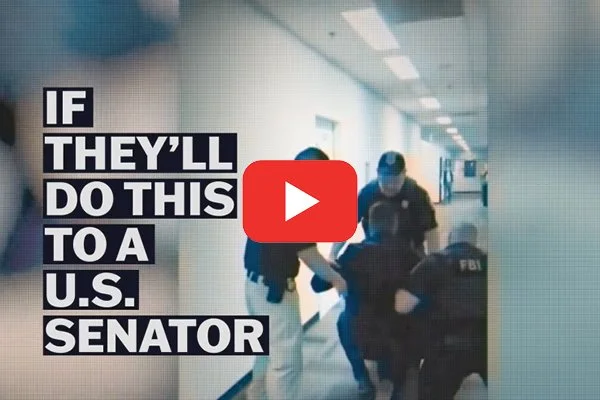 NEW VILLARAIGOSA AD “ANY OF US” OPENS WITH FEDERAL AGENTS TAKING DOWN U.S. SENATOR PADILLA