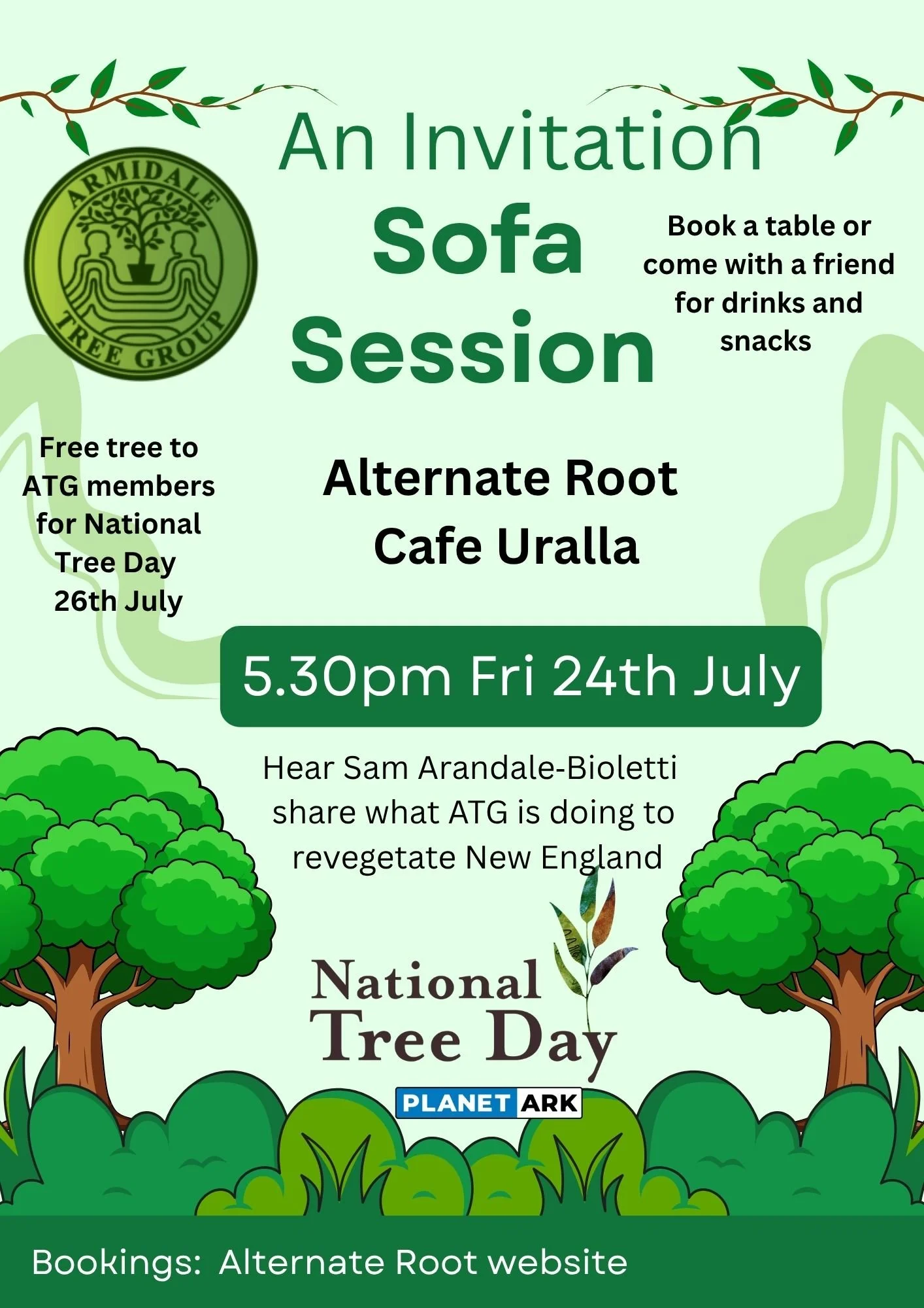 SOFA SESSION w/ The Armidale Tree Group