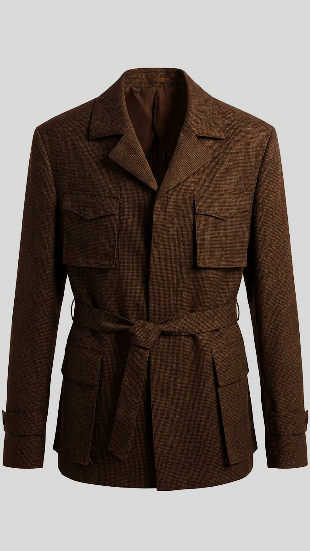 BROWN SAFARI JACKET