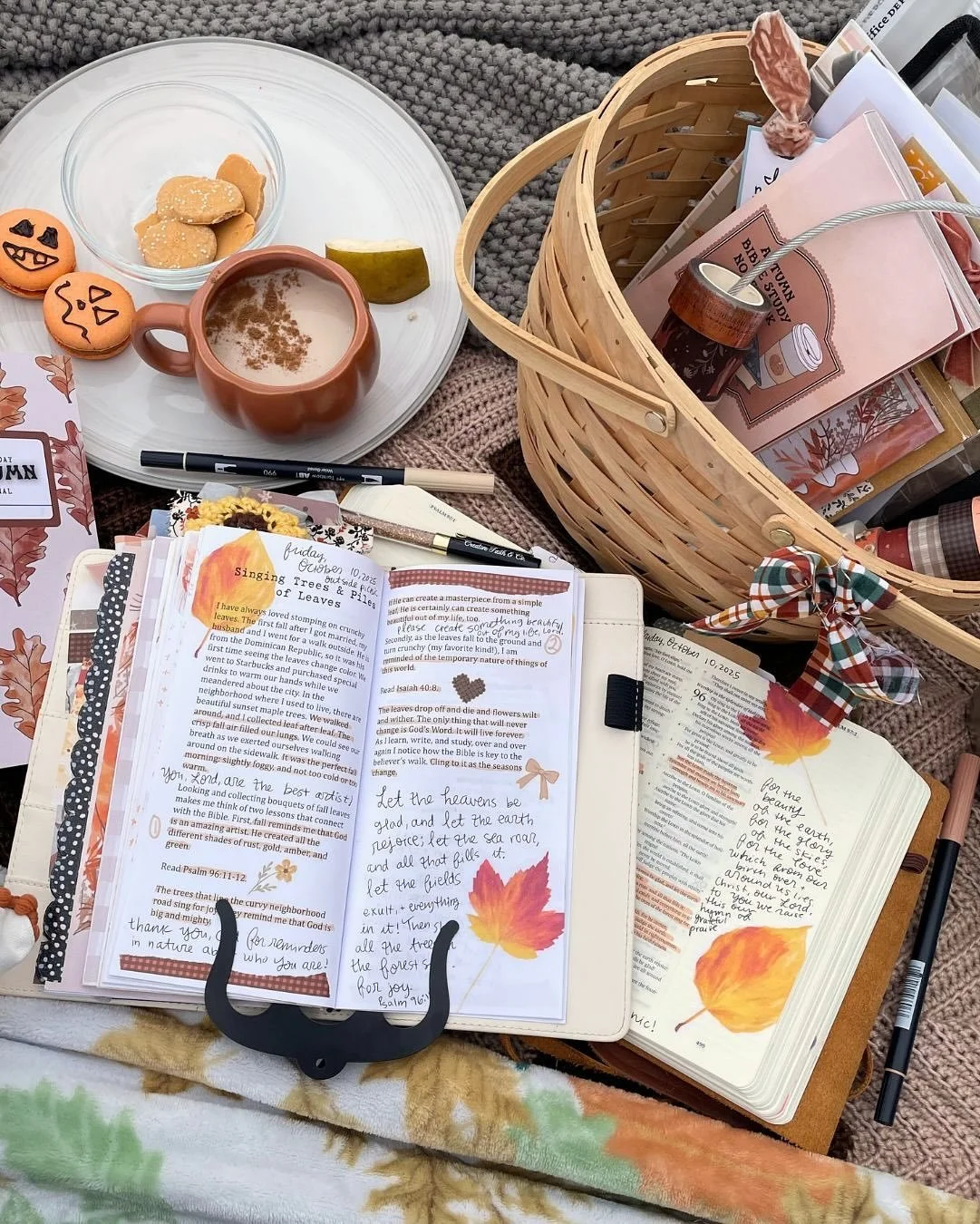 Comment below the word PICNIC and I&rsquo;ll send you the link to check out my latest YouTube video sharing my autumn Bible study picnic date with the Lord. 

SWIPE through to see some pictures from this time with God. I encourage you to take time to