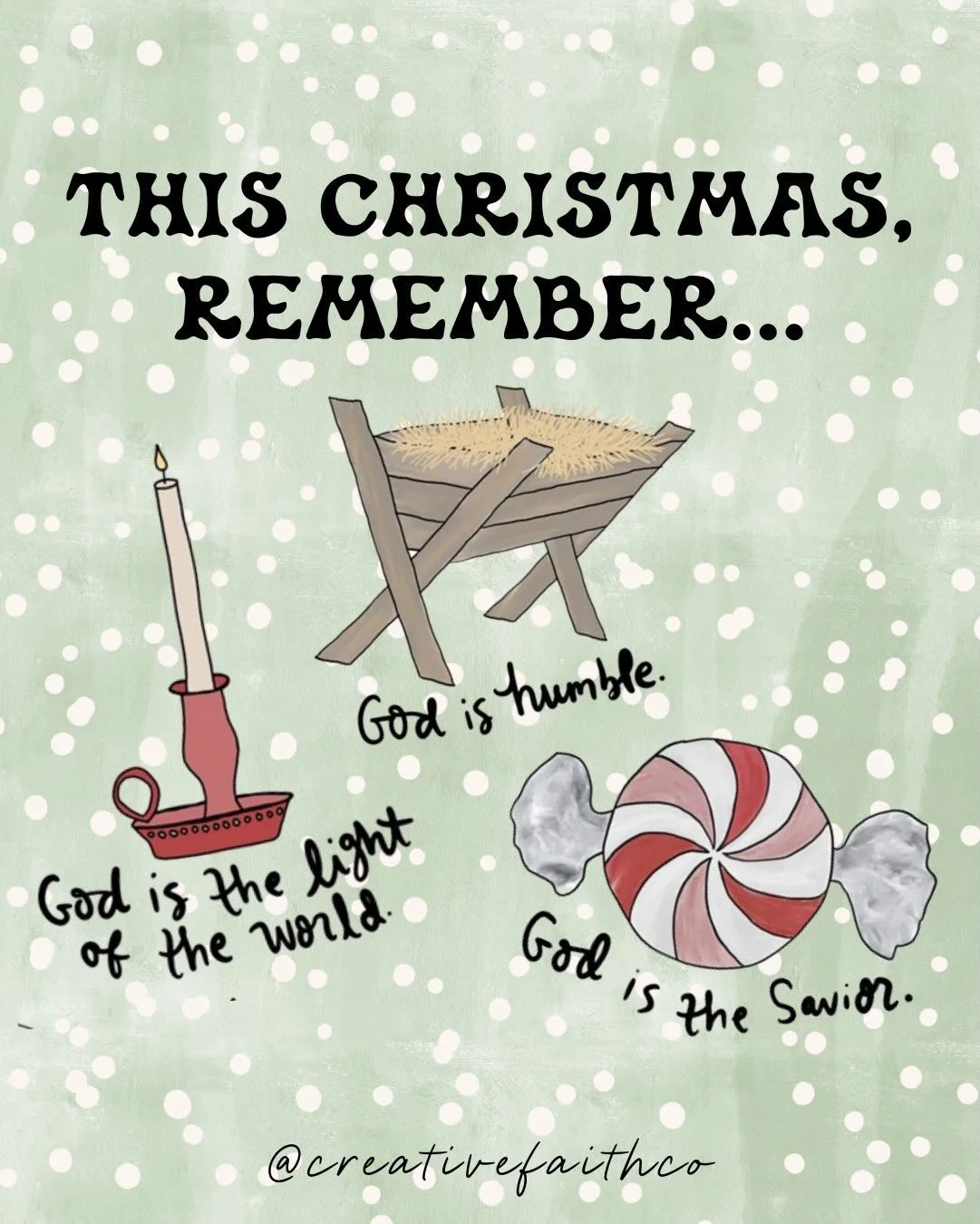 1️⃣COMMENT below: What is your favorite attribute of God you see in the Christmas story?
2️⃣SHARE your favorite of the 3 pictures here to your Instagram story!
3️⃣Read Luke 1 &amp; 2 and Matthew 1 &amp; 2. Reflect on the reason for the season.

❤️Wis