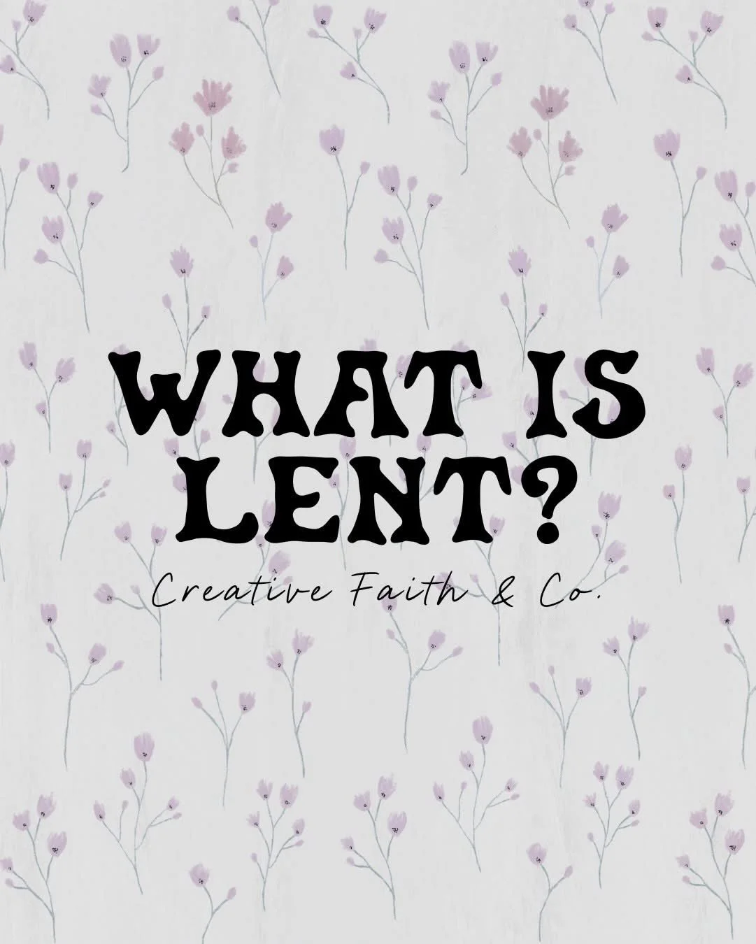 Comment LENT below, and I&rsquo;ll send you the link to check out the Lent and Easter page on my website with tons of resources and information. 

Today is the first day of Lent! SWIPE through the post to learn more about Lent. SHARE this post to you