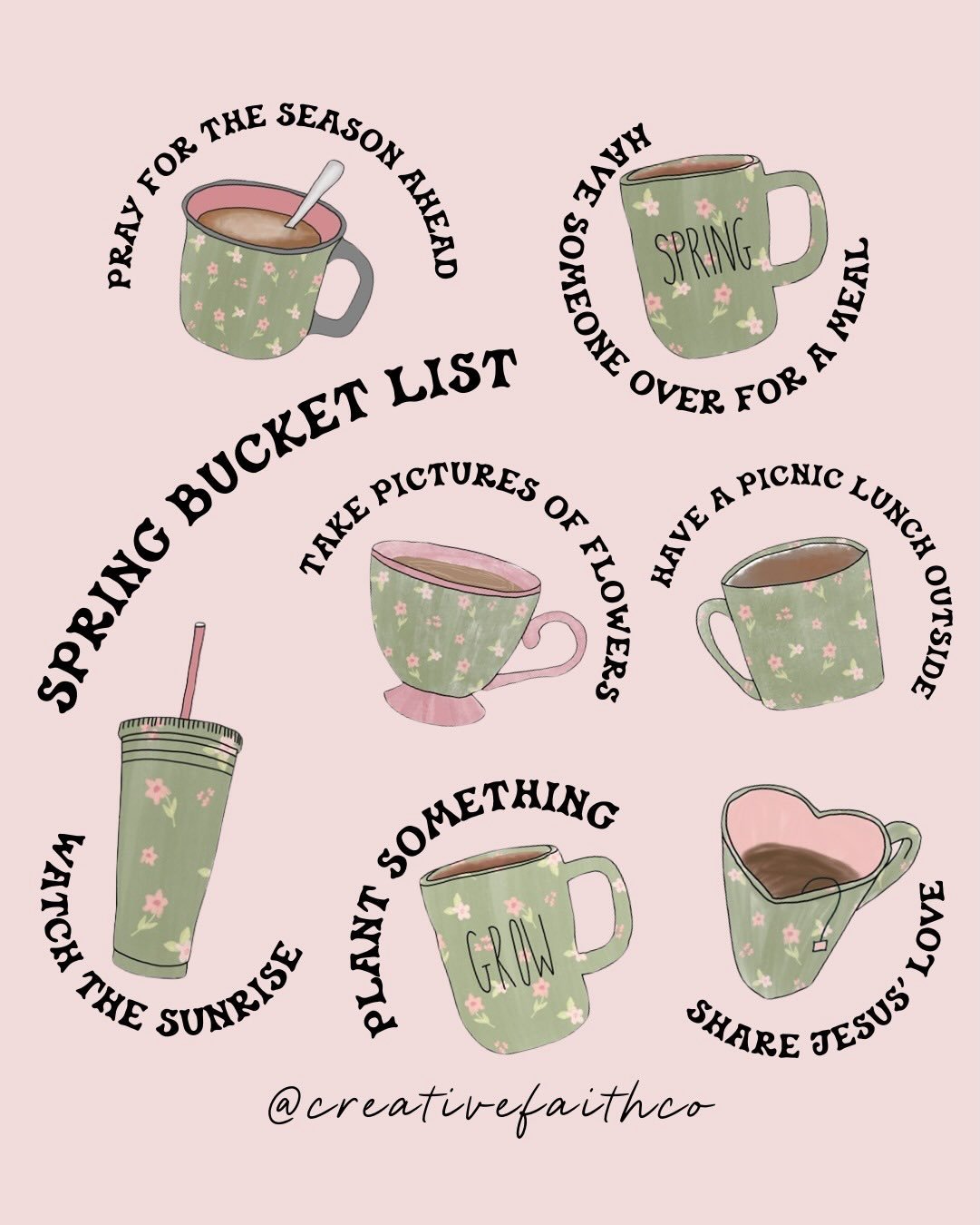Comment LIST⬇️ to get the spring bucket list printable sent to your Instagram DMs. It&rsquo;s 50% off through Monday! 

Swipe &amp; share your favorite of these graphics to your Instagram stories and tag me. 

How do you want to spend this season? Le