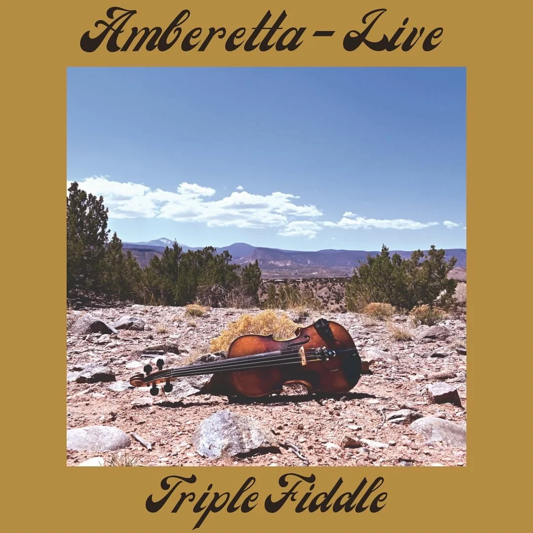Our third single, Amberetta, from our live series is out today, 7/11!! Streaming everywhere you listen to music, and available this evening on triple fiddle dot Bandcamp dot  com

Thanks to @andante.bassista for holding down the low end, Nate Baker f