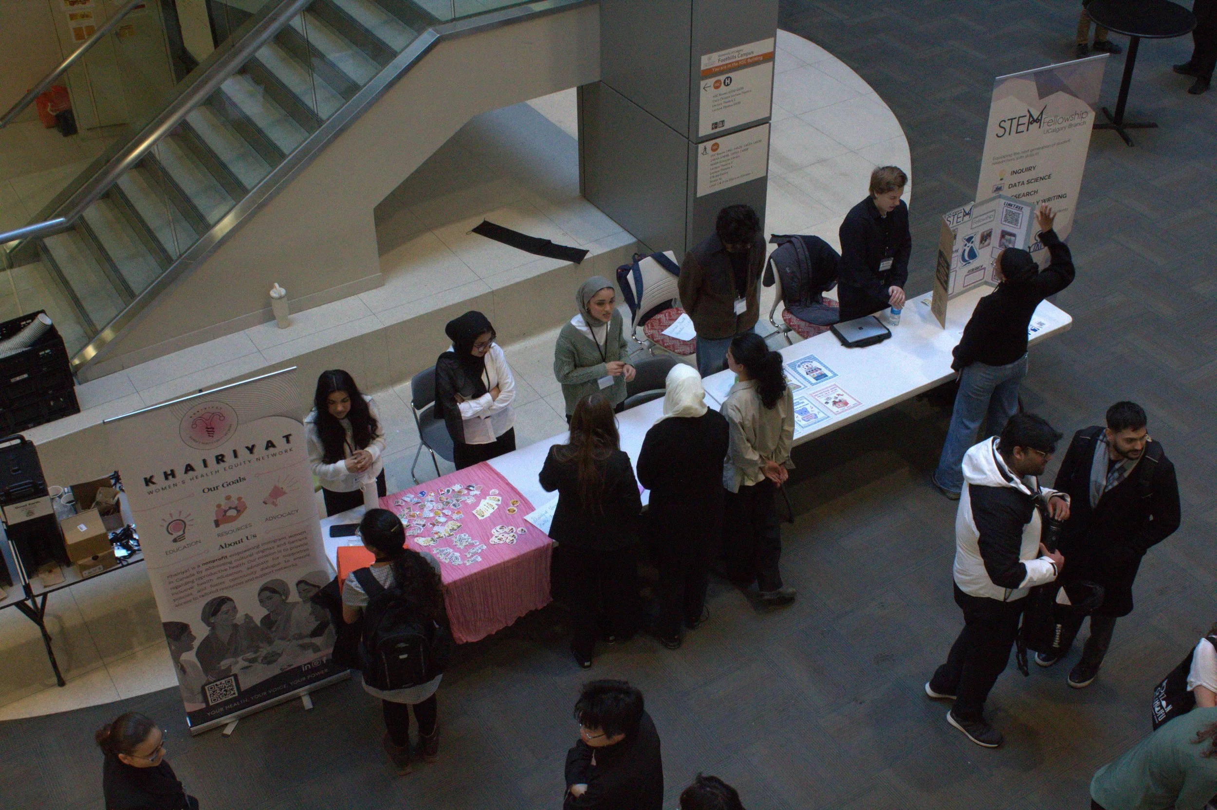 Networking session with attendees and fellow organizations. 
