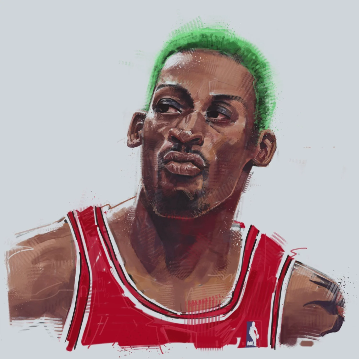 DENNIS RODMAN ILLUSTRATION