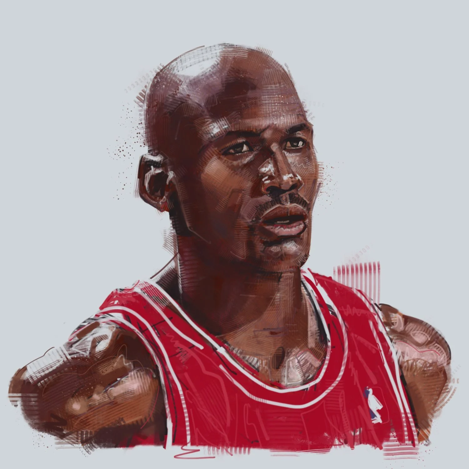 MICHAEL JORDAN ILLUSTRATION