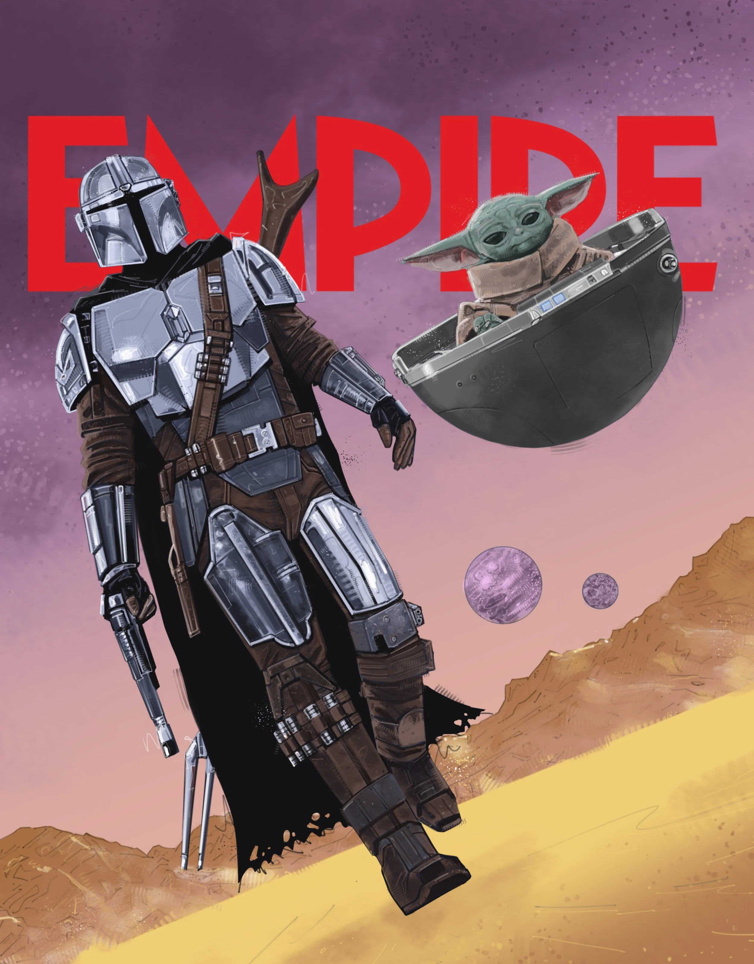Mandalorian Illustration