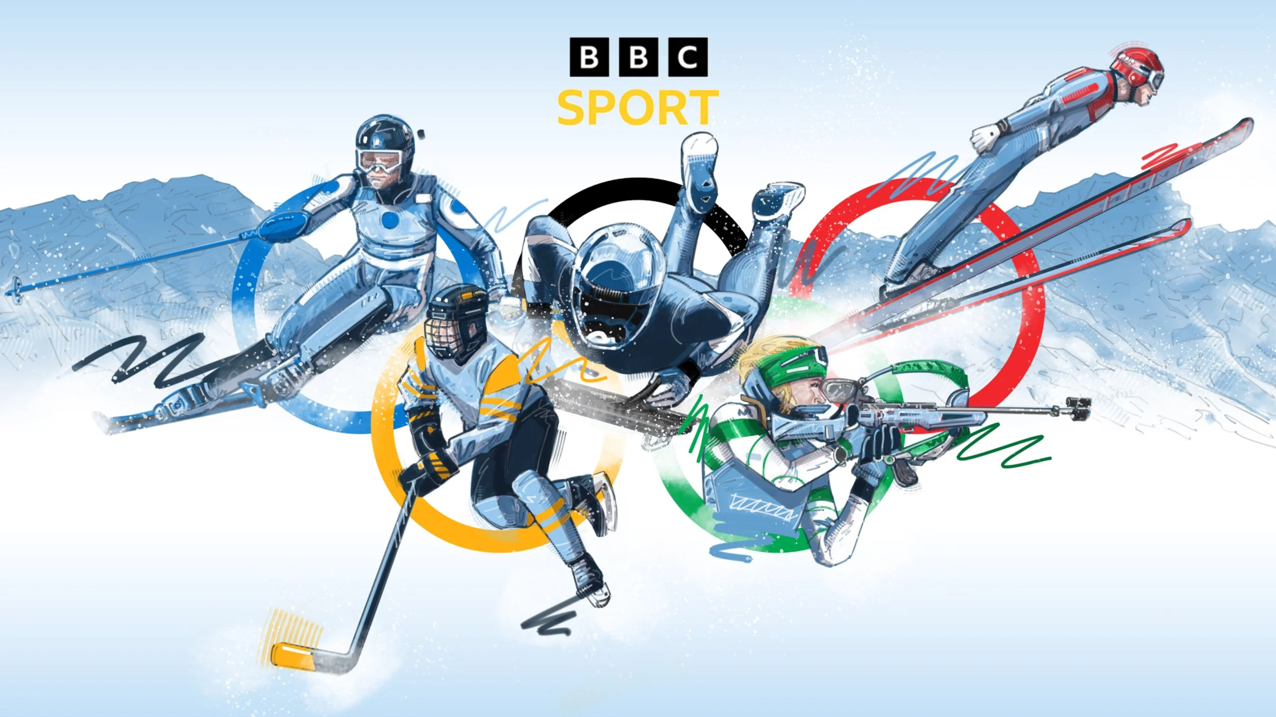 Winter Olympic Illustration