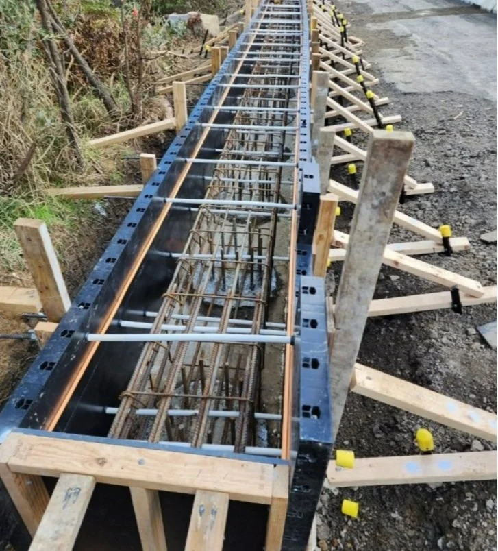 Formwork and steele fixing for capping beam. Structural concreting solutions. Formwork solutions geelong. Formwork contractor Geelong, Victoria