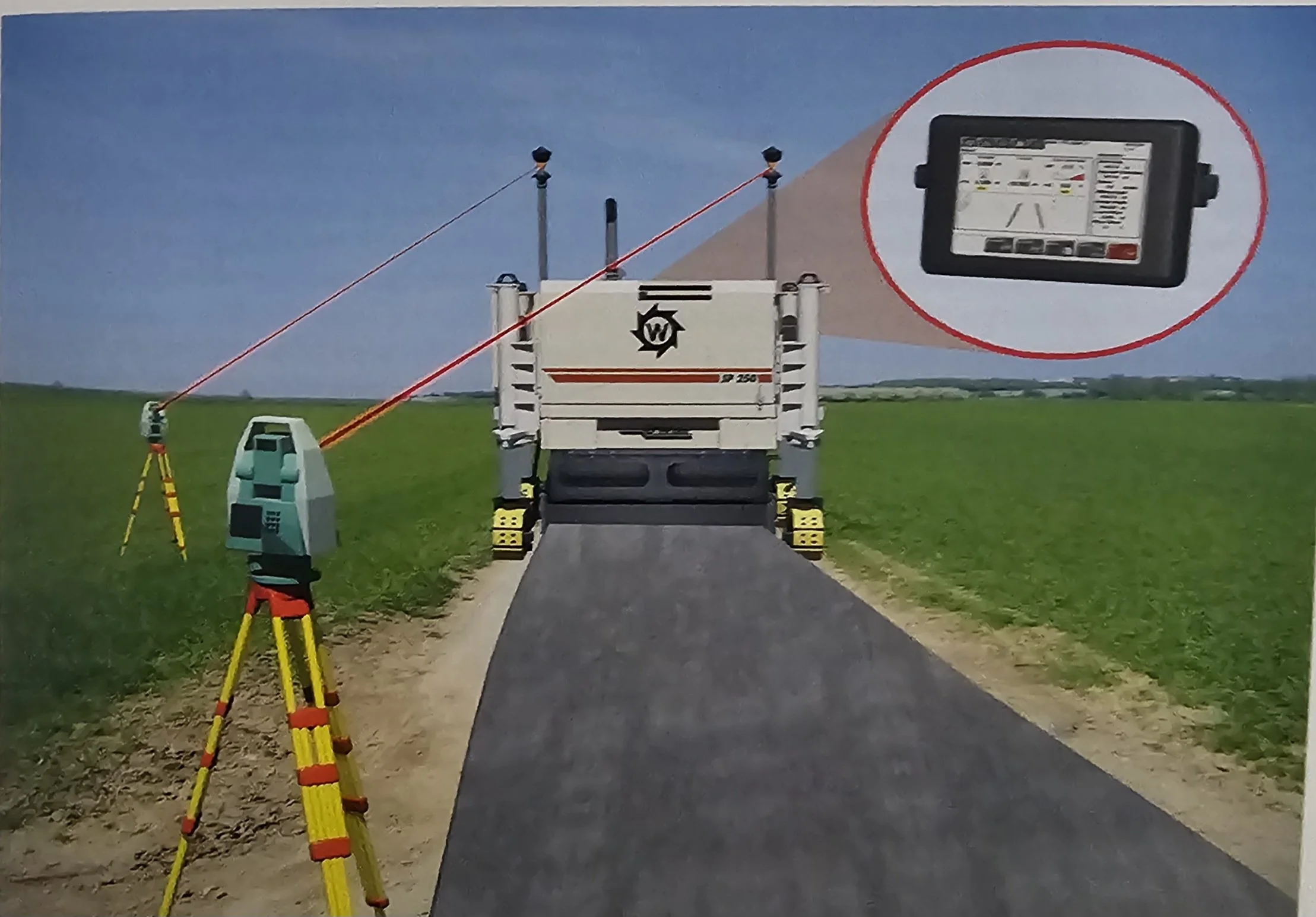 Slipform paving uses advanced GPS technology, minimizing human error and increasing precision and productivity