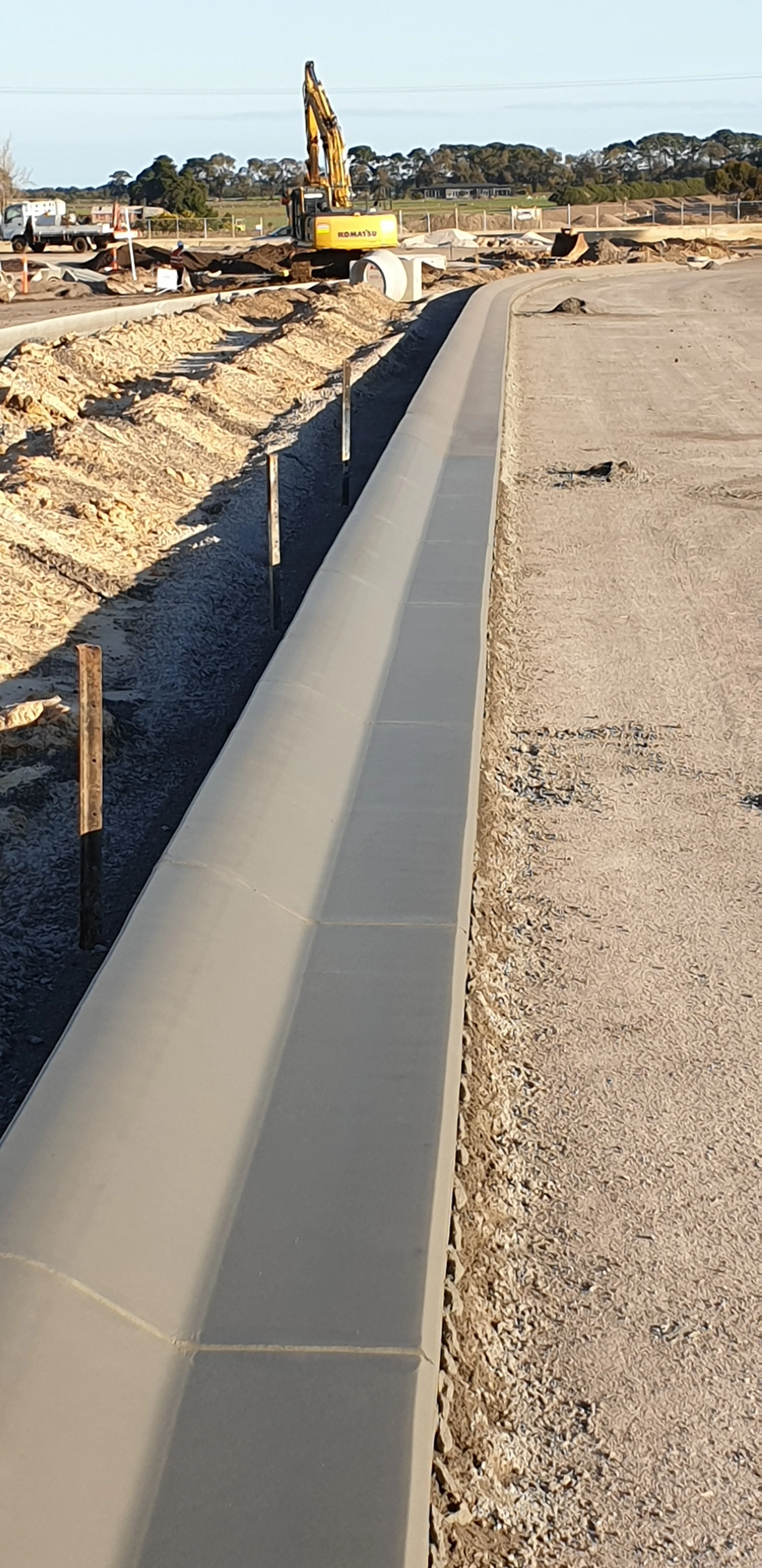 Kerb and channel contractor Melbourne - civil concreting works Kerb and channel contractors Victoria, Geelong. Kerb and channel contractors near me. Civil construction company victoria