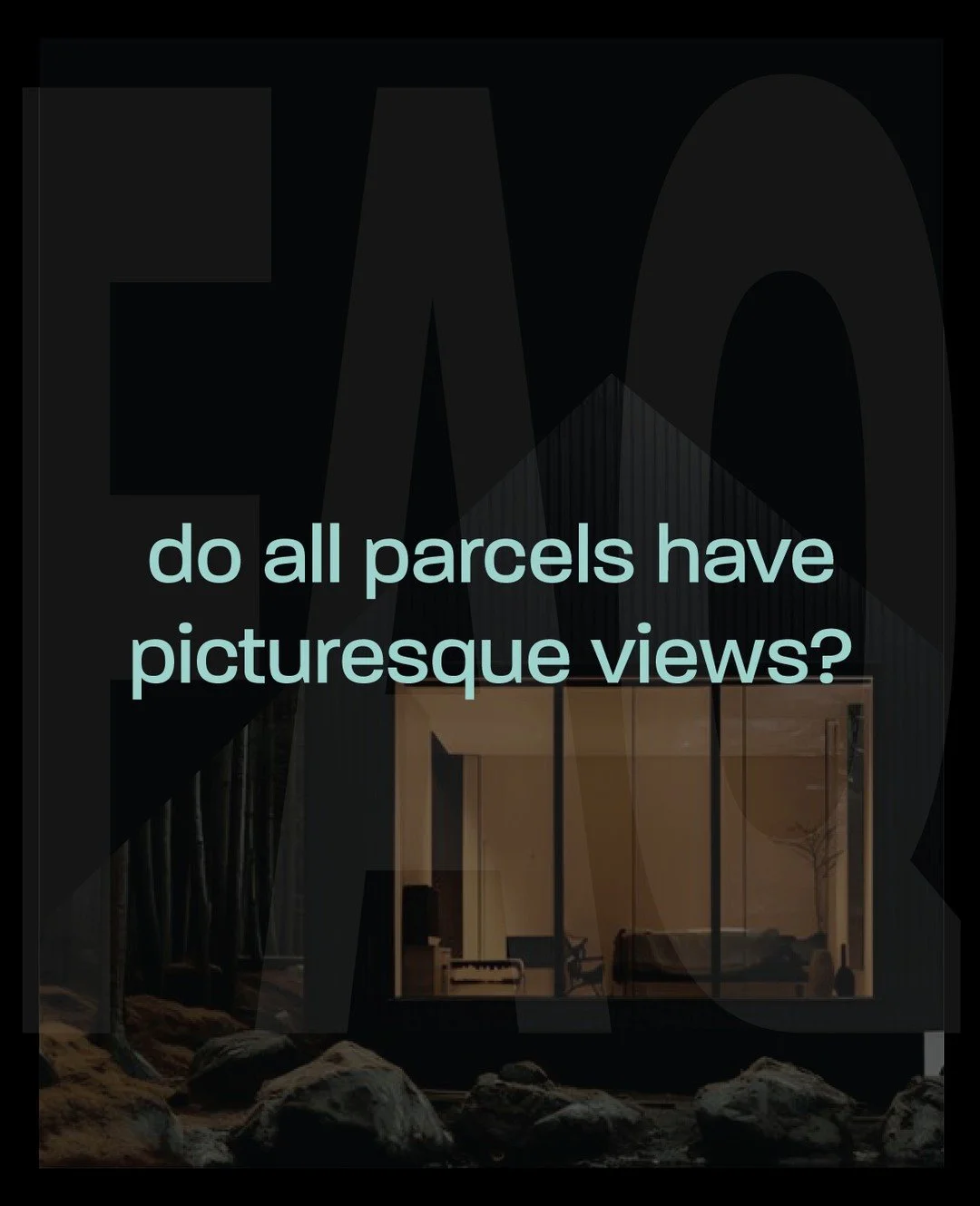 Does every parcel have picturesque views?⁠
⁠
With 3 parcel classifications at Basecamp, you will have commanding views of the Salish Seas from nearly every acreage.⁠
⁠
1. Oceanfront⁠
2. Oceanview⁠
3. Wilderness *(some partial water views)⁠
⁠ ⁠
At Bas
