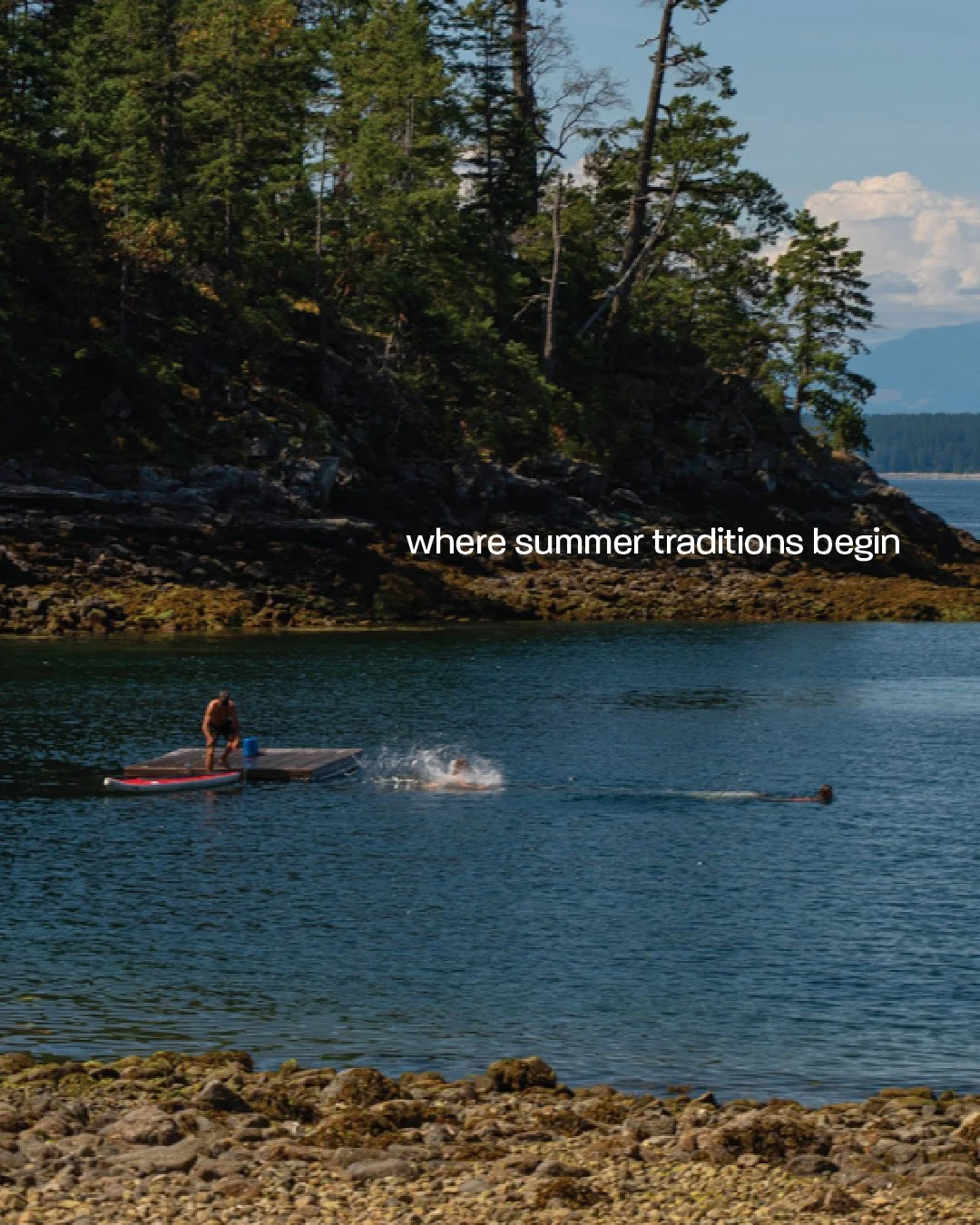 The memories your family will talk about for decades starts here. ☀️⁠
⁠
From jumping off the dock to paddling at sunset, Basecamp offers a rare opportunity to pass down timeless summer traditions to the next generation.⁠
⁠
Five oceanfront acreages re