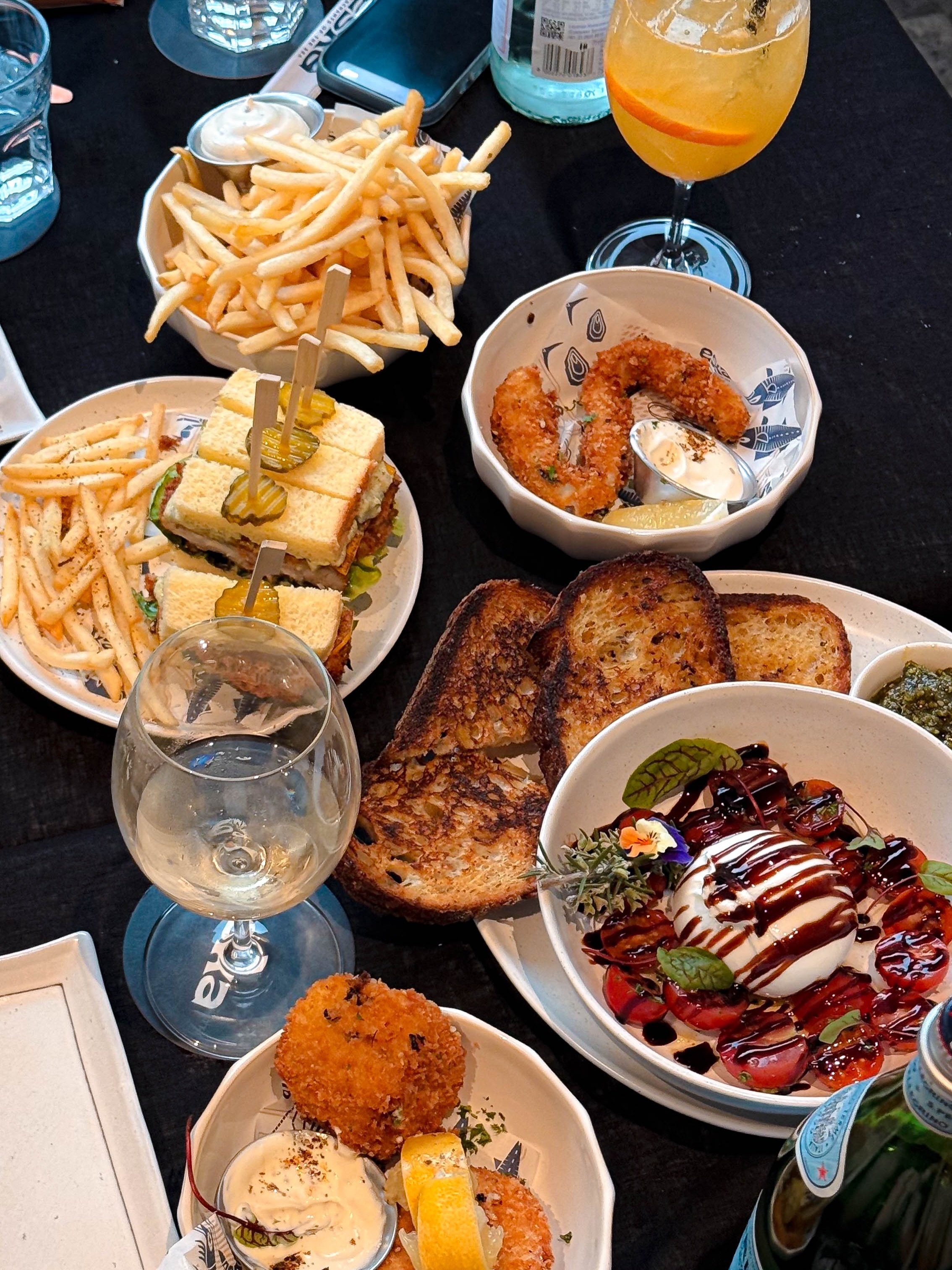 Ending the week the right way &mdash; early knock-off drinks, a few bites and familiar faces around the table.