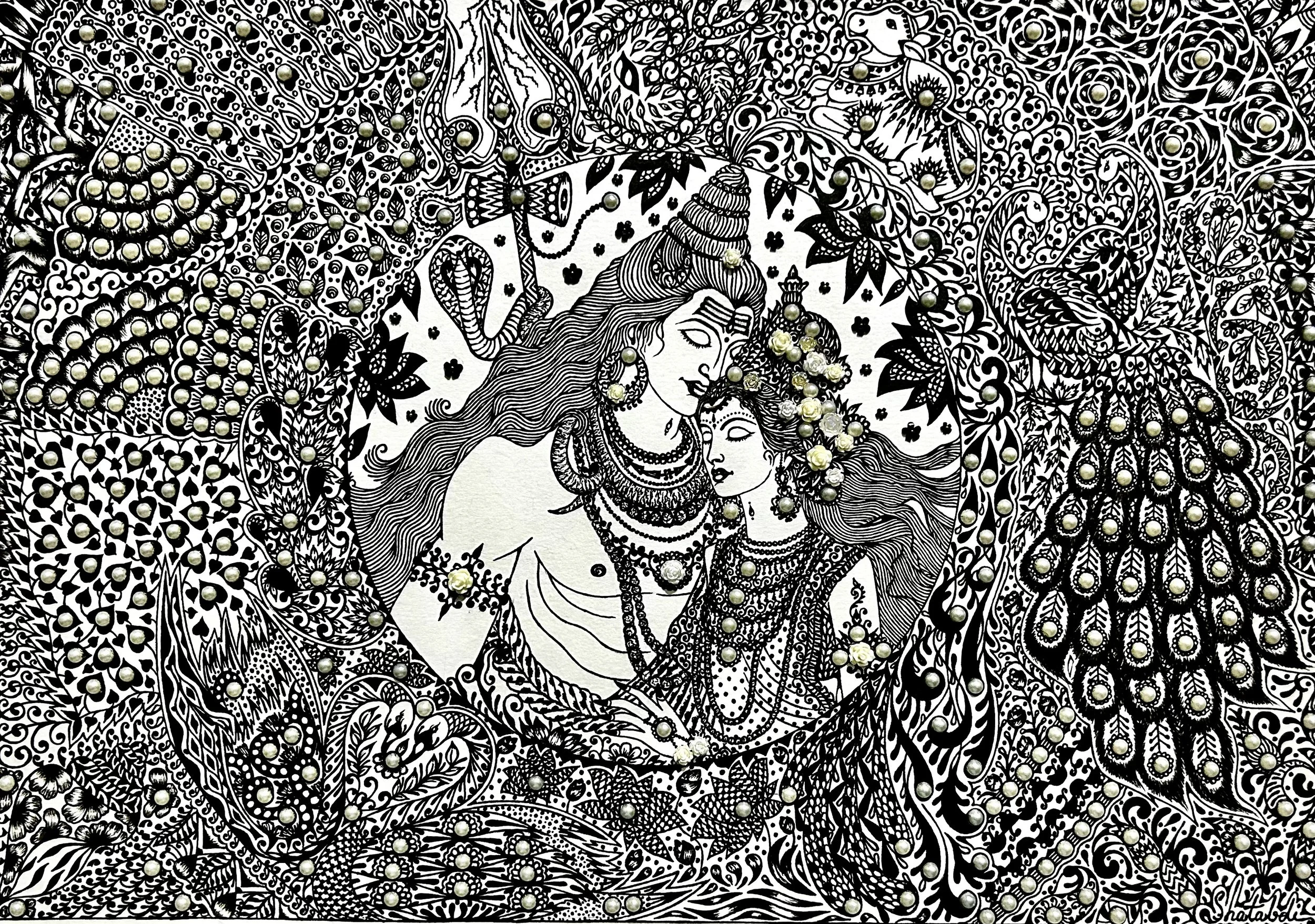 SHIVA-PARVATI SERIES: SAMARPAN