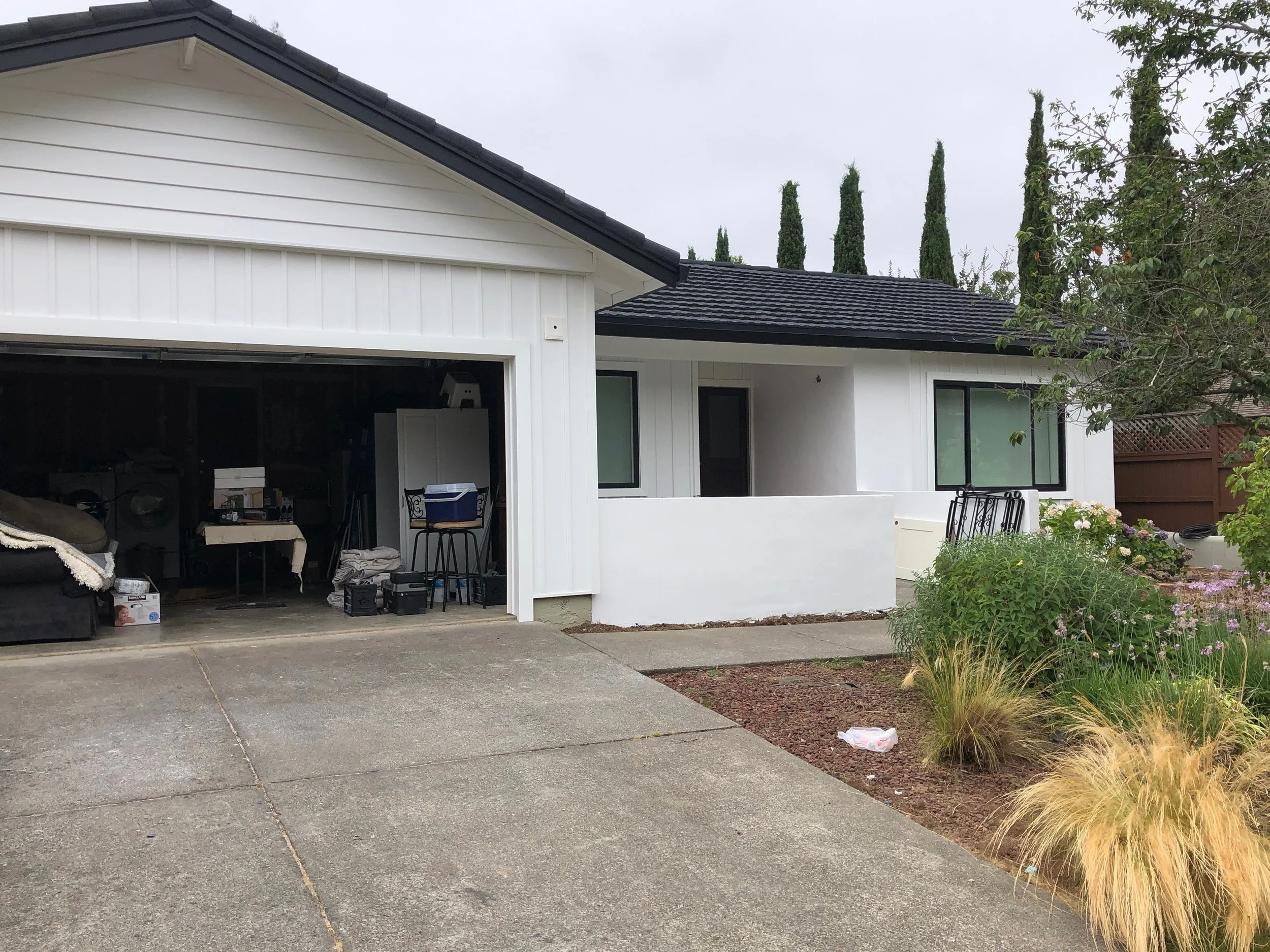 California home with vinyl siding