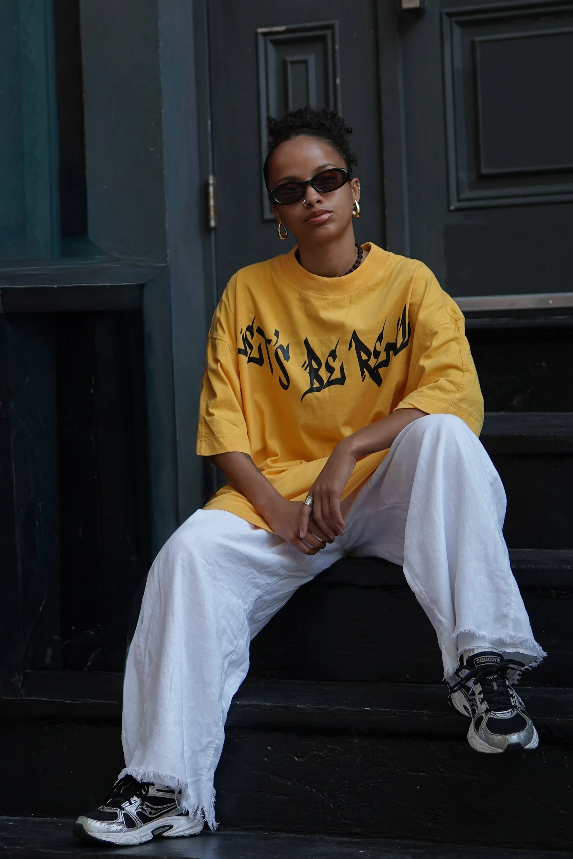 LET’S BE REAL — WASHED YELLOW TEE