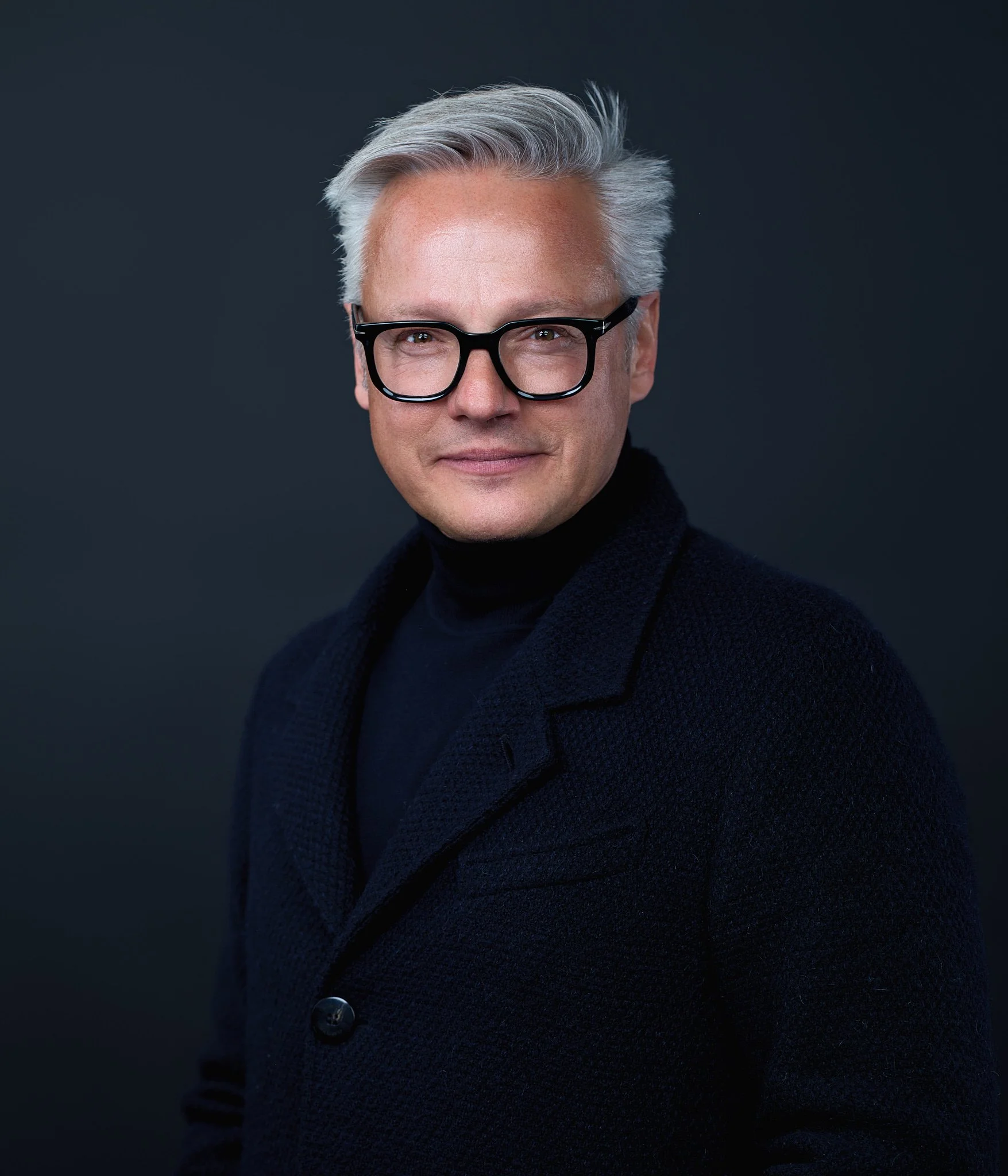 Sophisticated Gentleman with Glasses